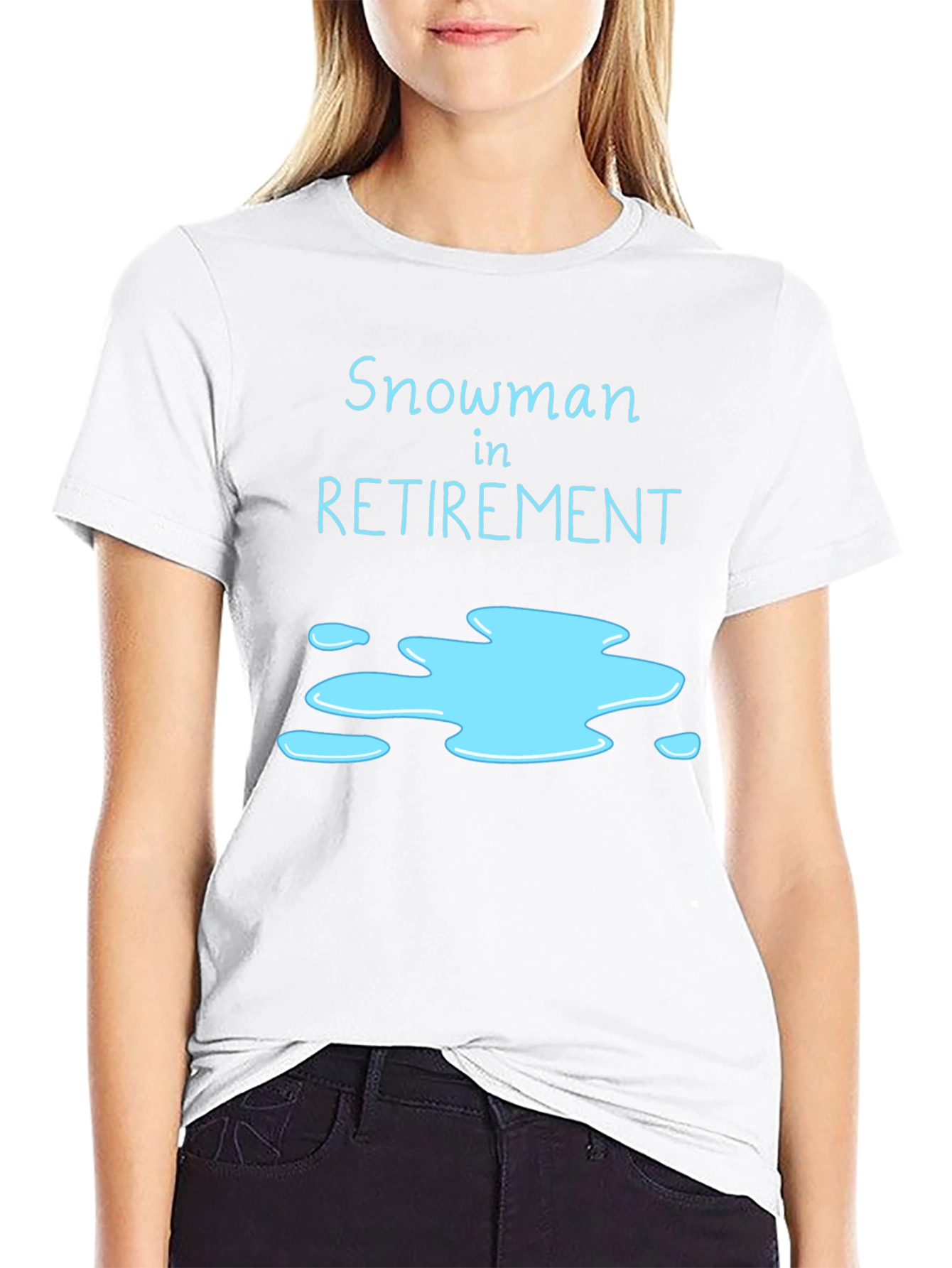 Snowman in Retirement Graphic T-Shirt
