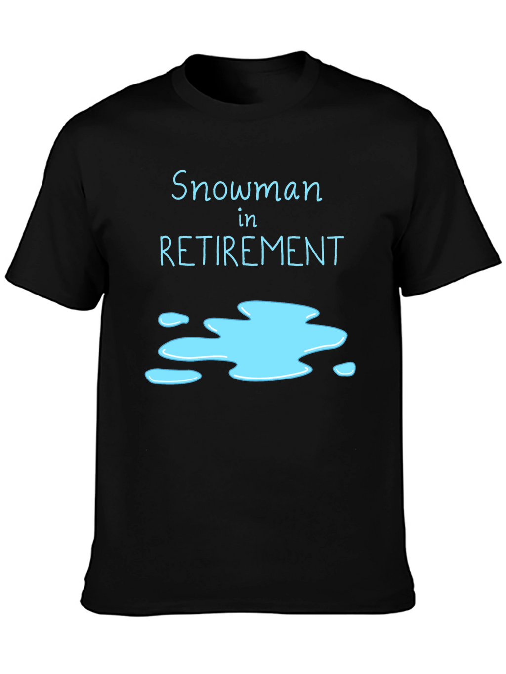 Snowman in Retirement Graphic T-Shirt
