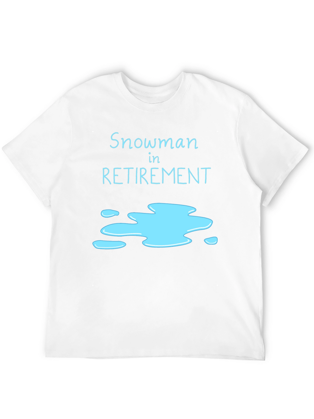 Snowman in Retirement Graphic T-Shirt