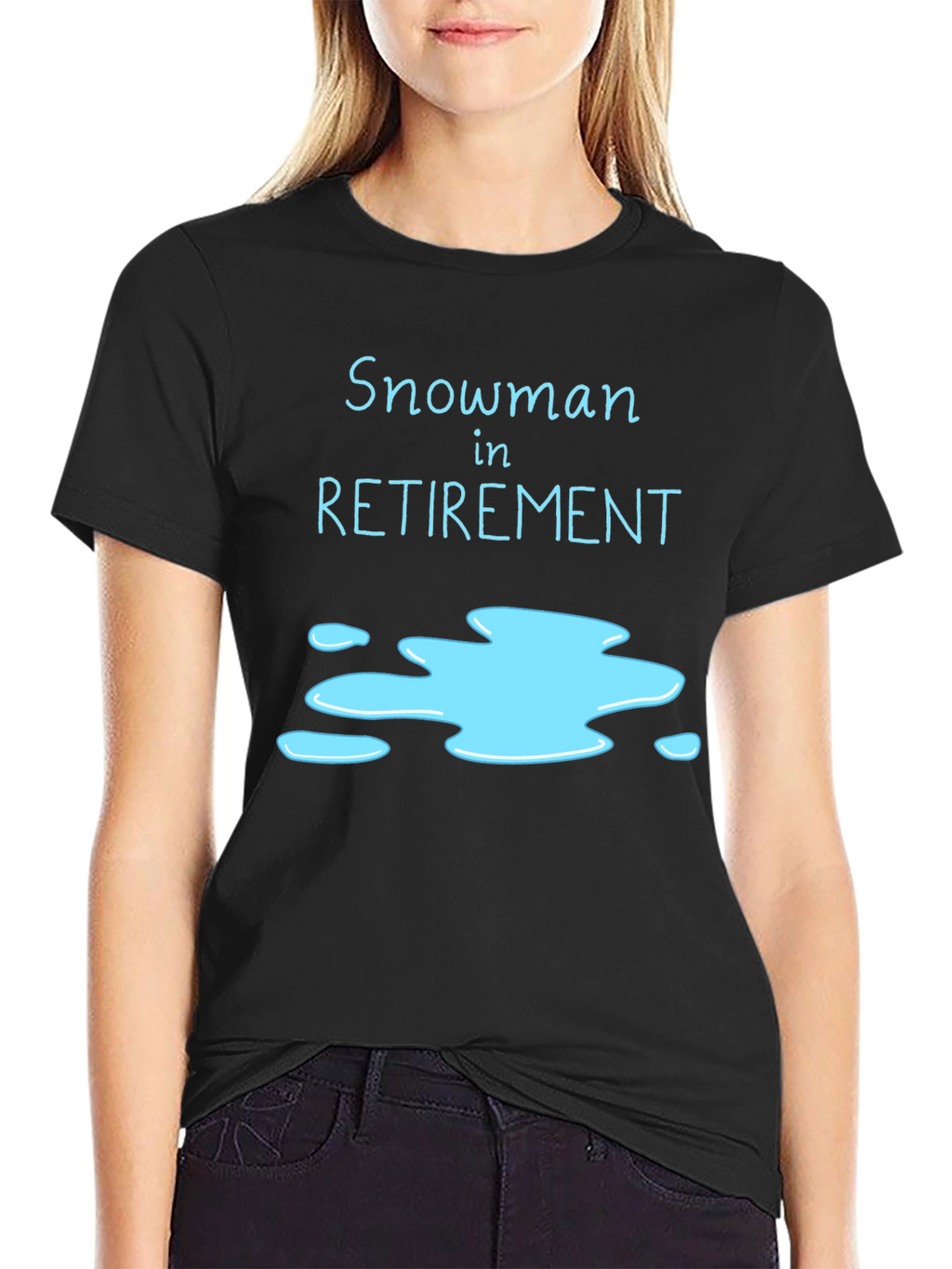 Snowman in Retirement Graphic T-Shirt