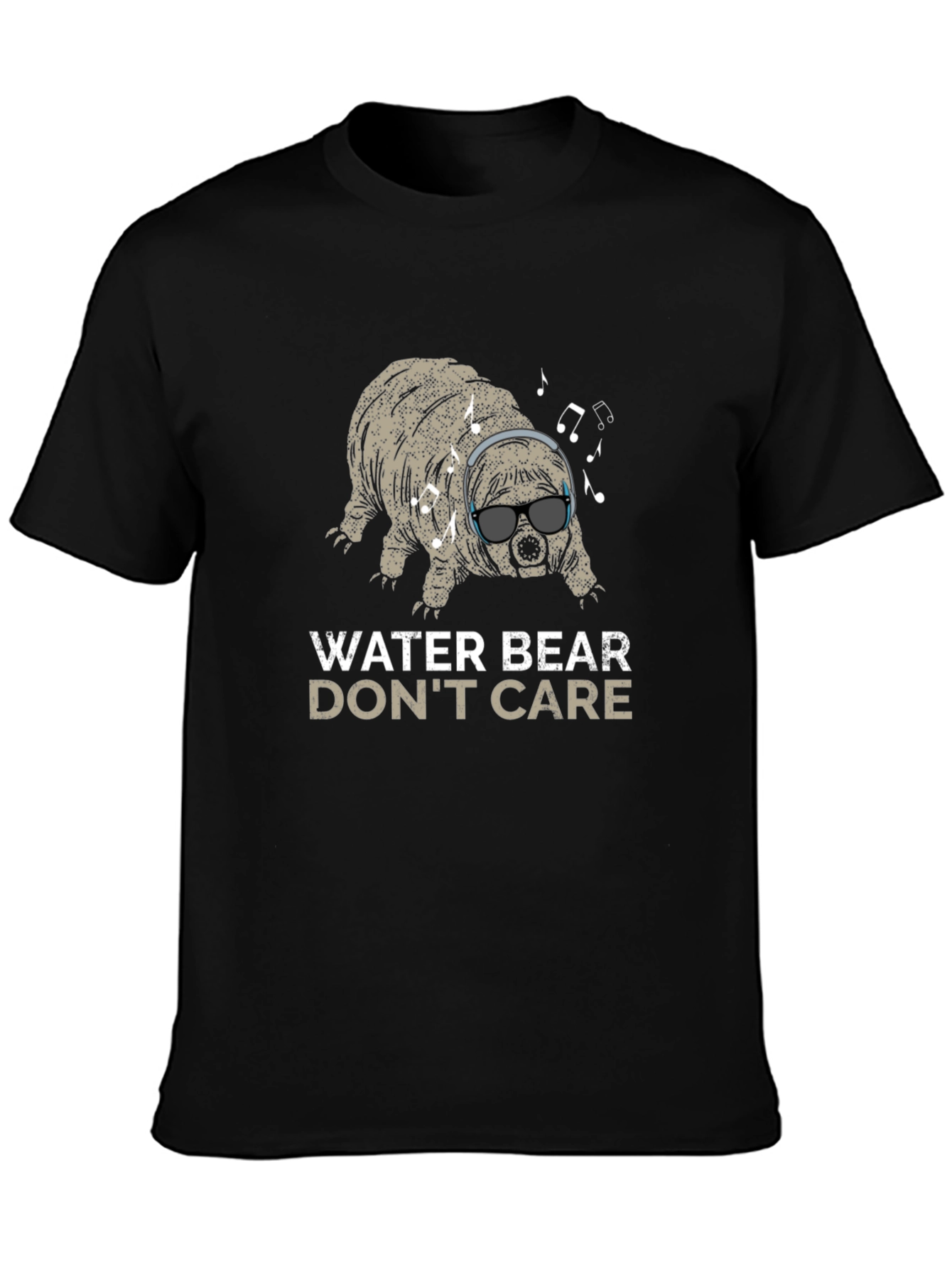 Water Bear Dont Care T-Shirt - Funny Tardigrade Tee