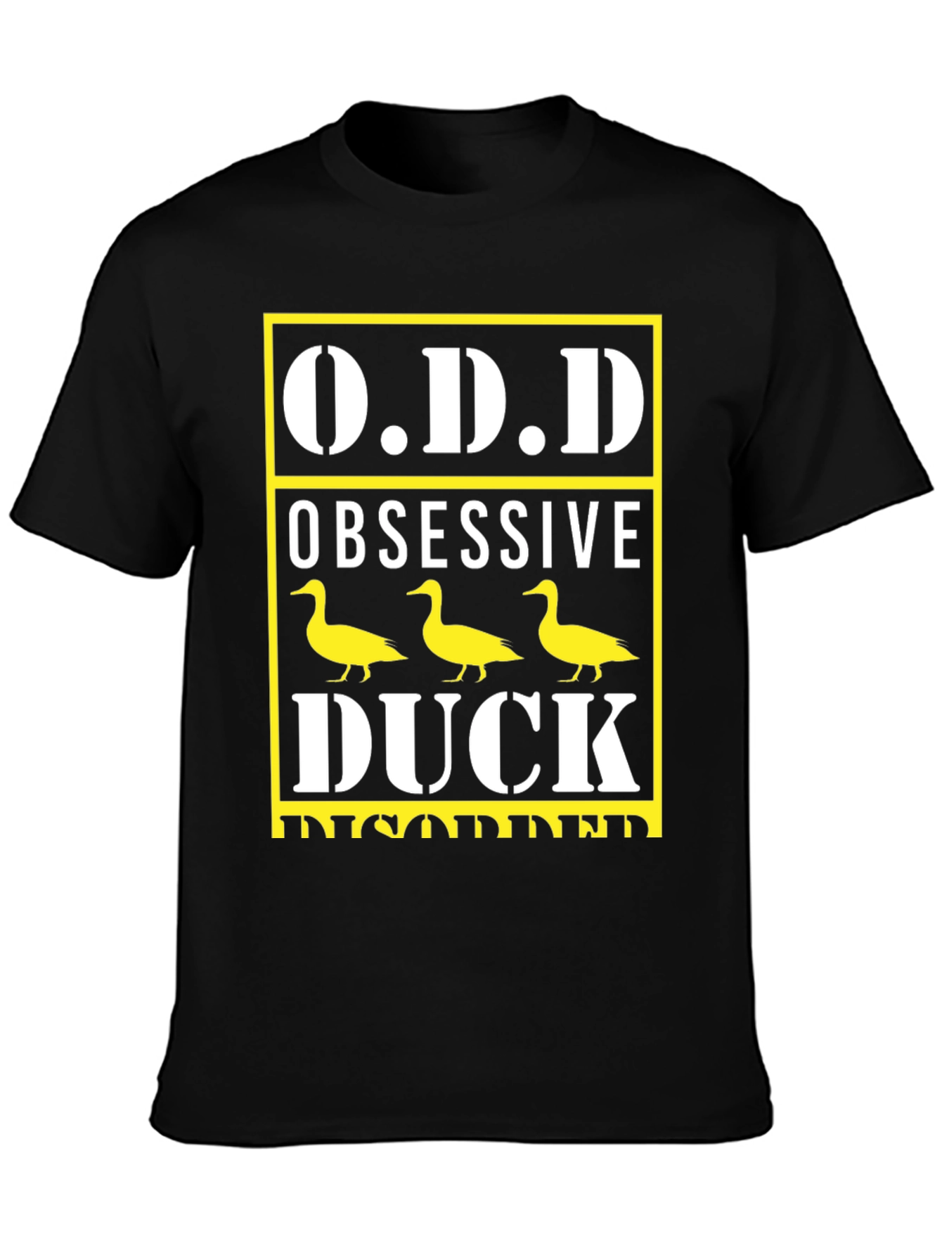 Obsessive Duck Disorder T-Shirt Funny Graphic Tee
