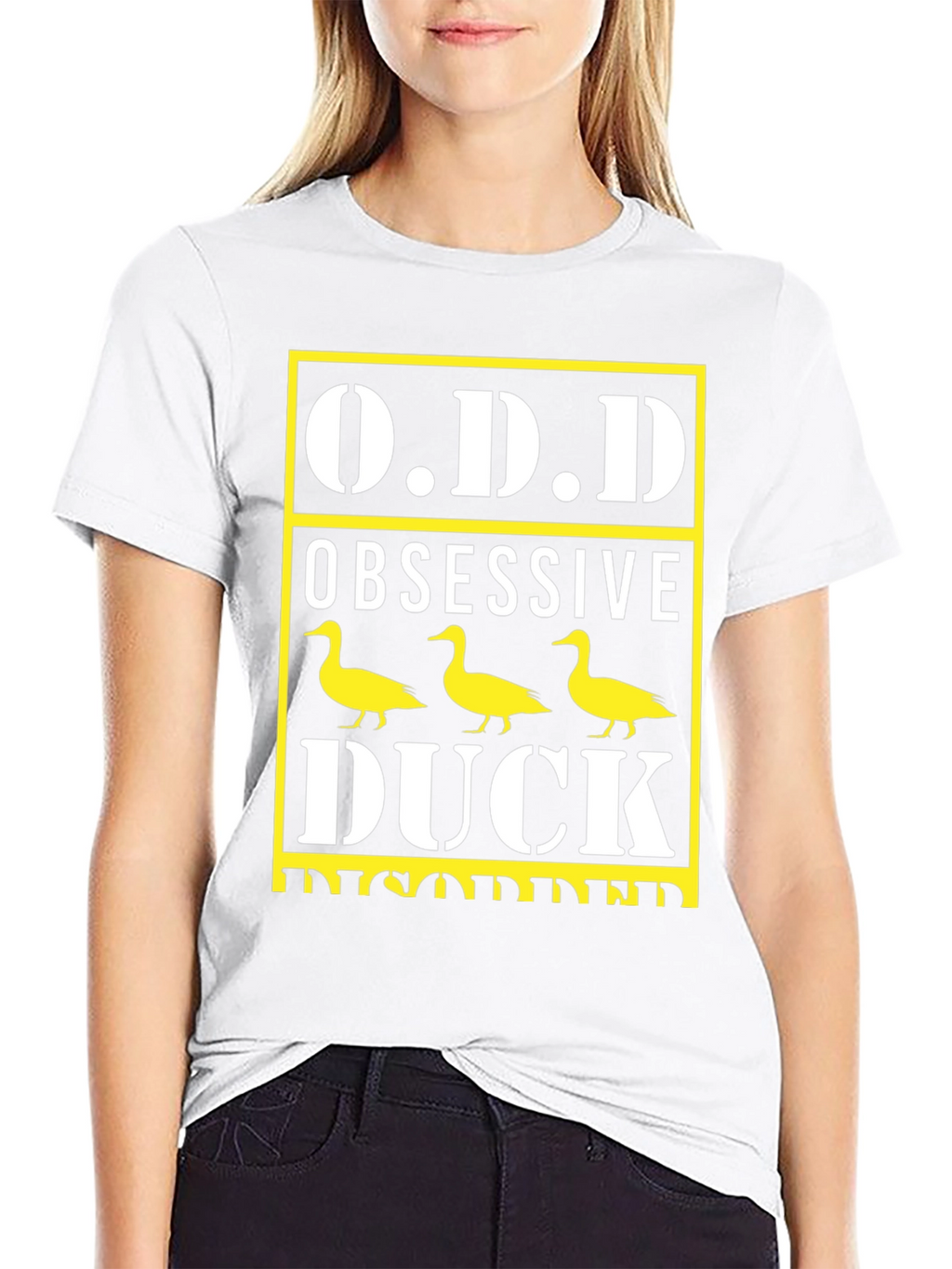 Obsessive Duck Disorder T-Shirt Funny Graphic Tee