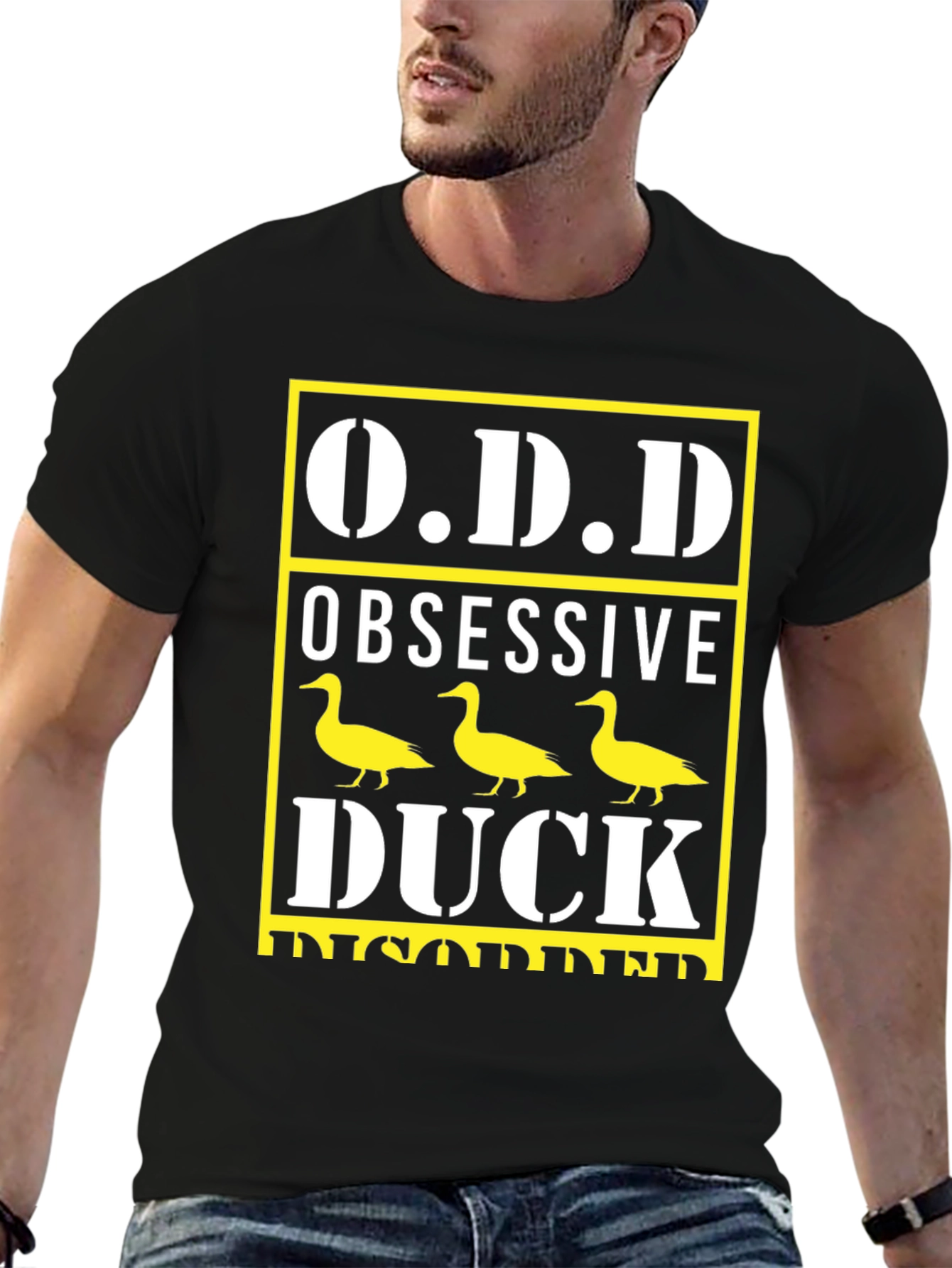 Obsessive Duck Disorder T-Shirt Funny Graphic Tee