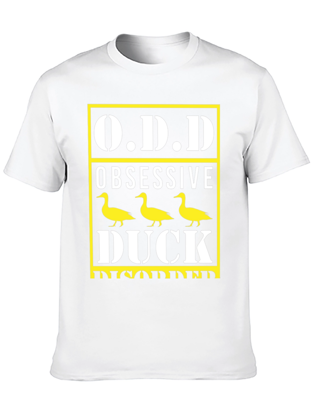 Obsessive Duck Disorder T-Shirt Funny Graphic Tee