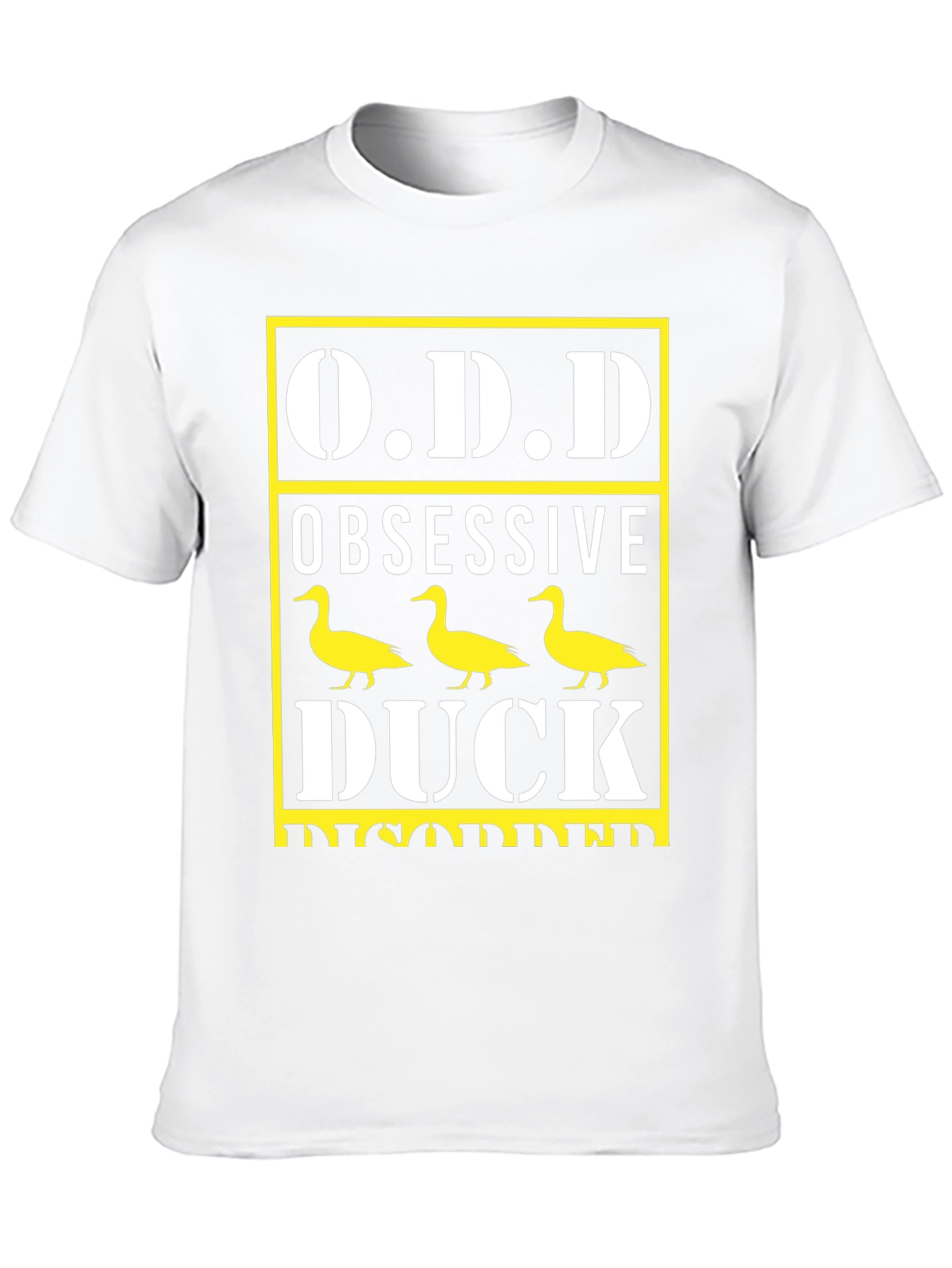Obsessive Duck Disorder T-Shirt Funny Graphic Tee