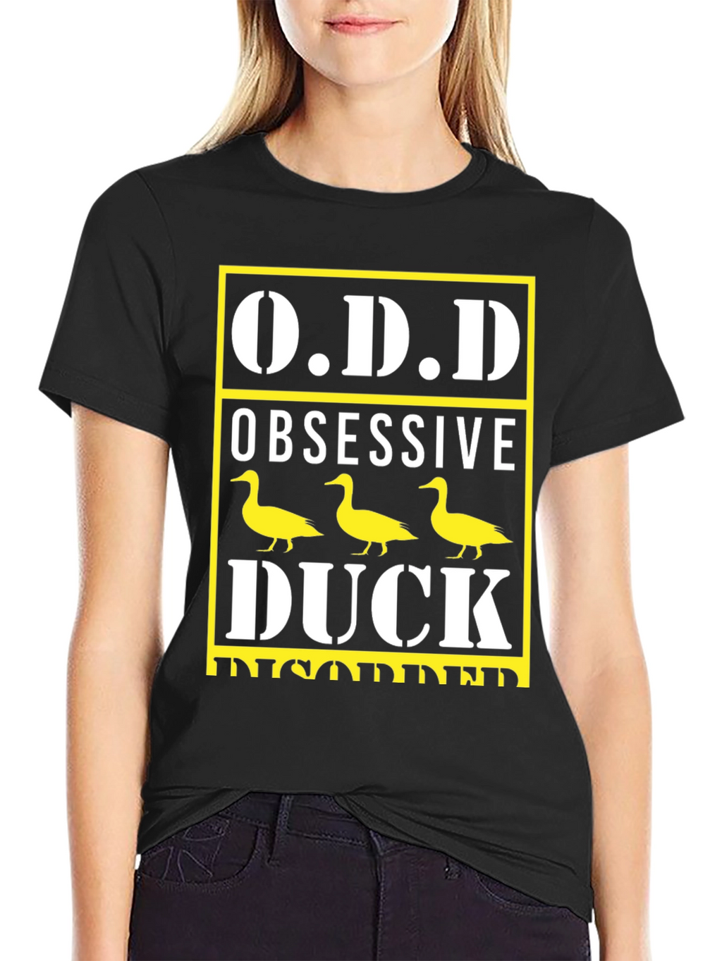 Obsessive Duck Disorder T-Shirt Funny Graphic Tee