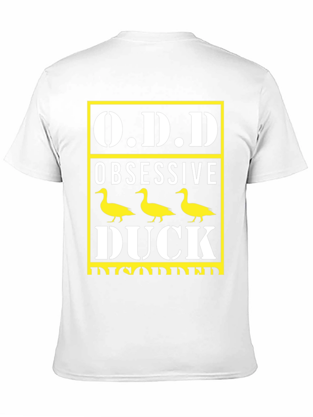 Obsessive Duck Disorder T-Shirt Funny Graphic Tee