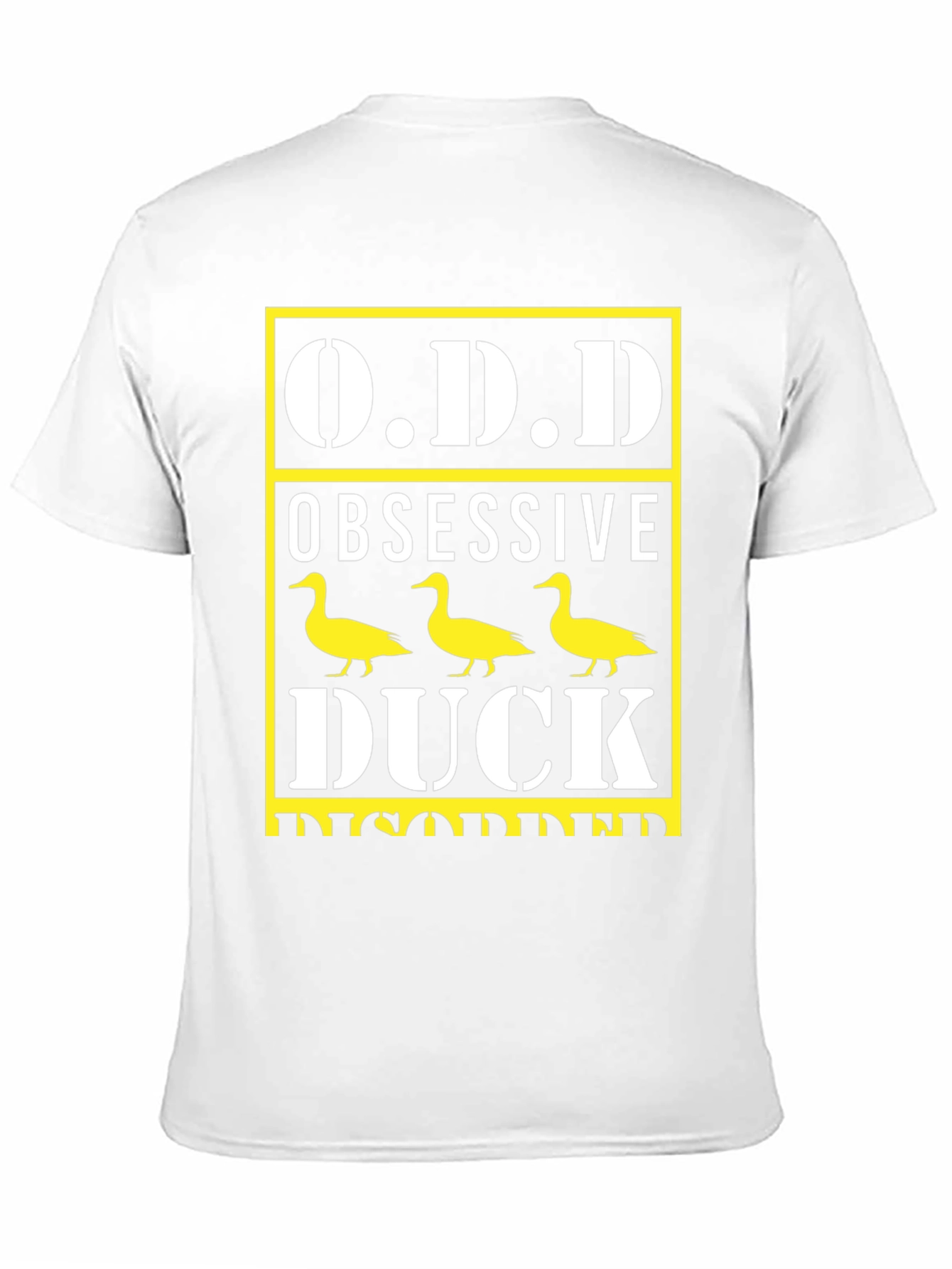 Obsessive Duck Disorder T-Shirt Funny Graphic Tee