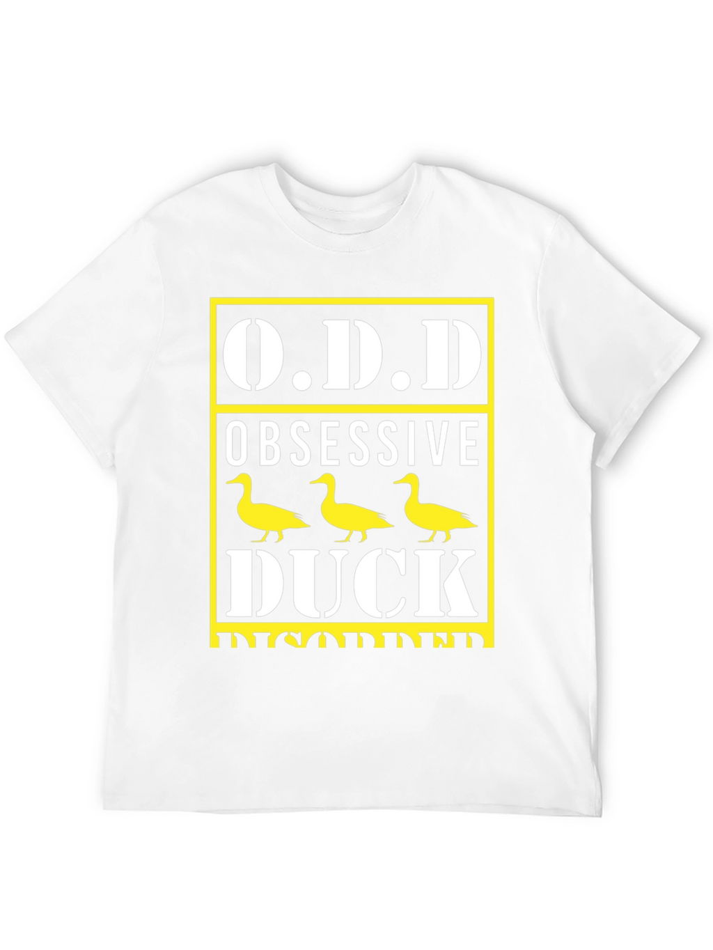 Obsessive Duck Disorder T-Shirt Funny Graphic Tee