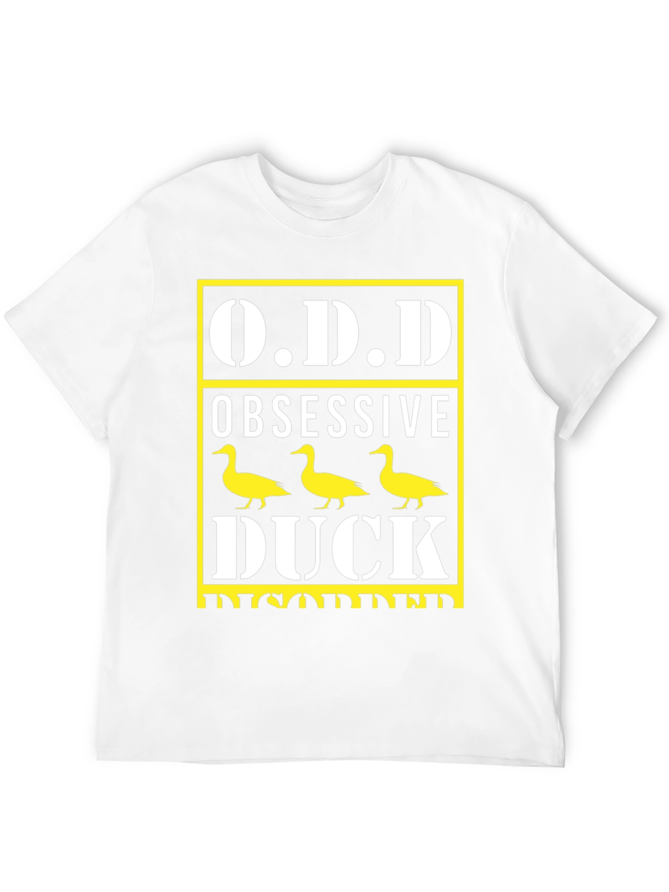 Obsessive Duck Disorder T-Shirt Funny Graphic Tee