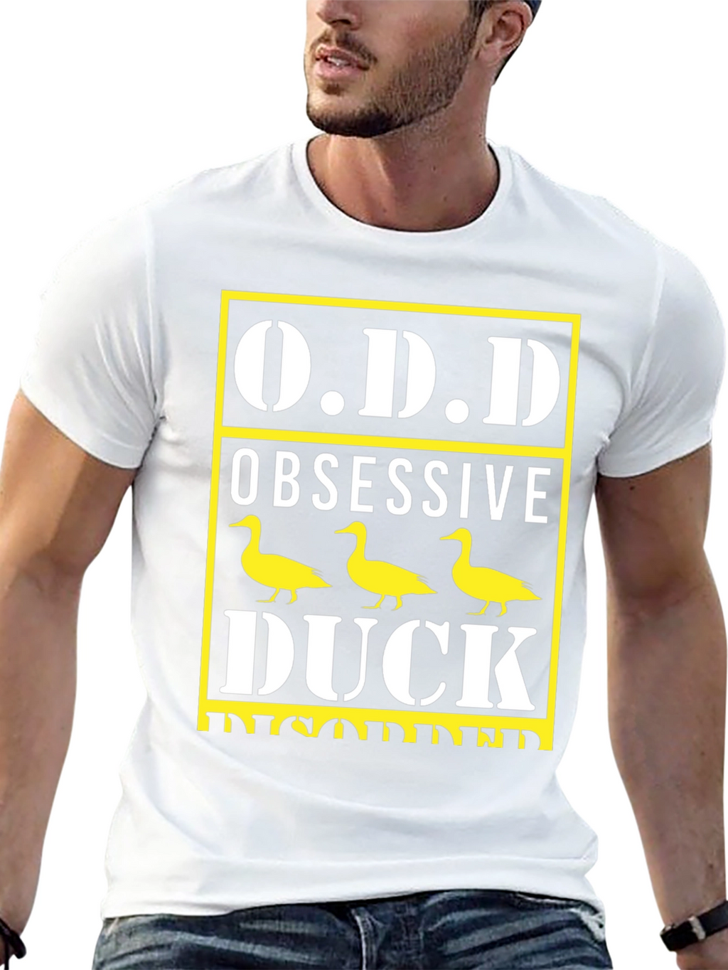 Obsessive Duck Disorder T-Shirt Funny Graphic Tee