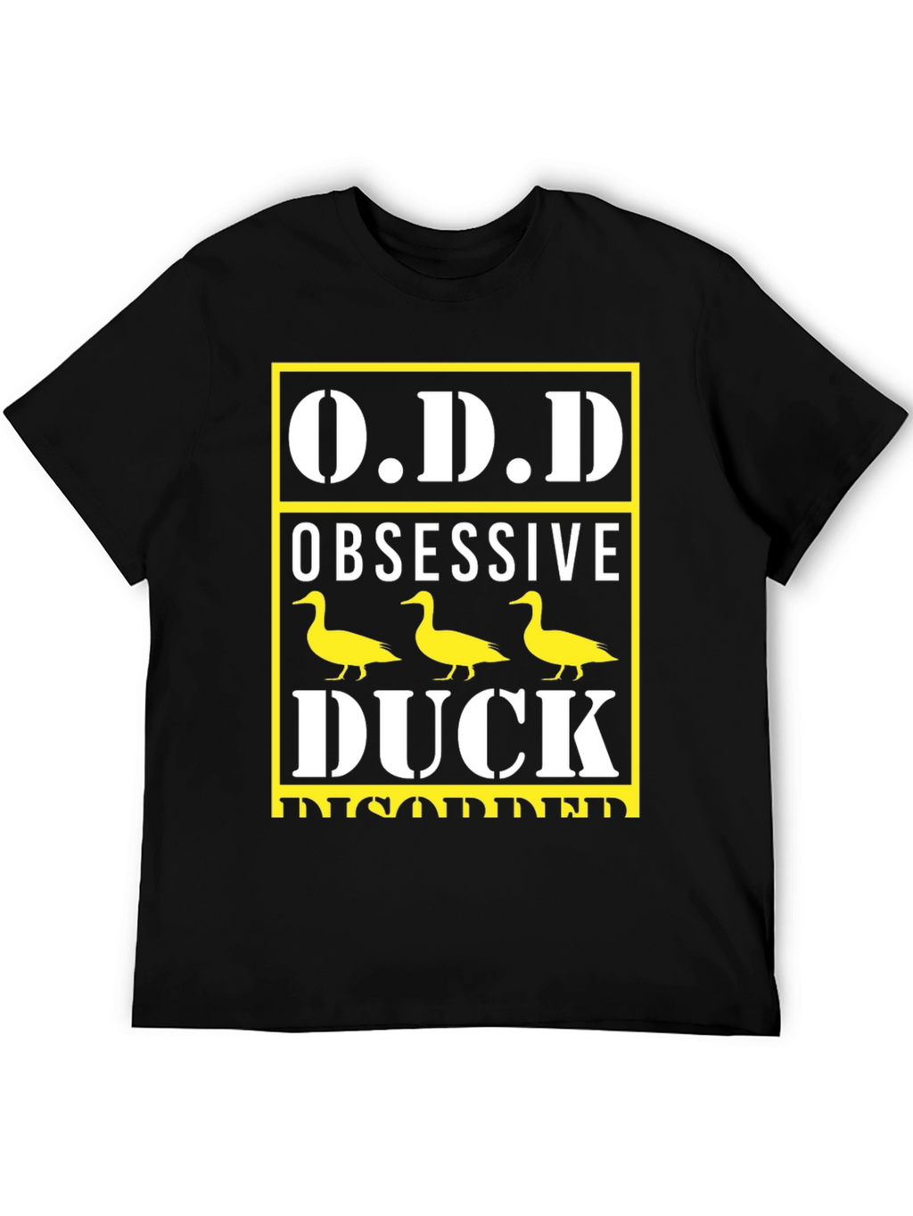 Obsessive Duck Disorder T-Shirt Funny Graphic Tee