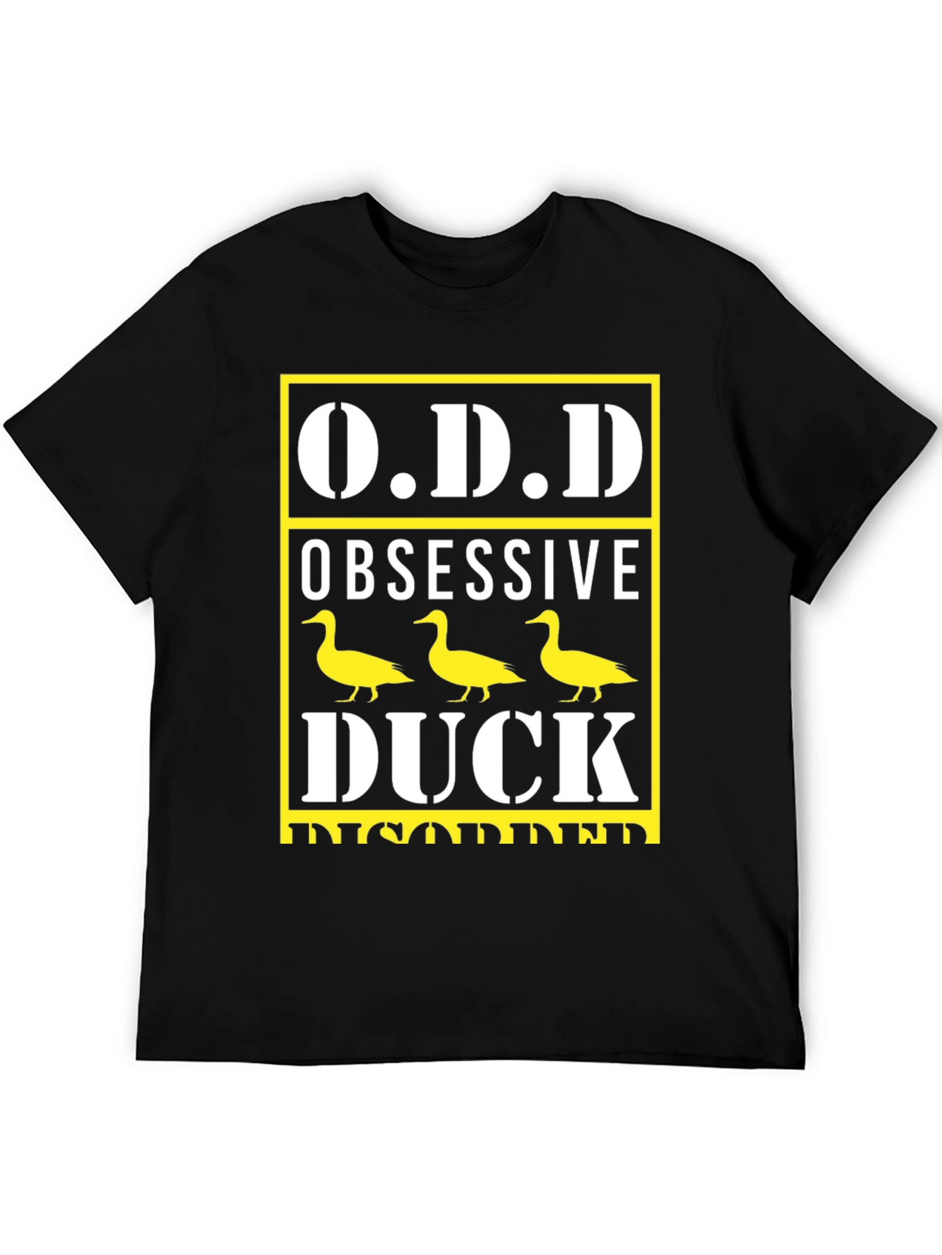 Obsessive Duck Disorder T-Shirt Funny Graphic Tee