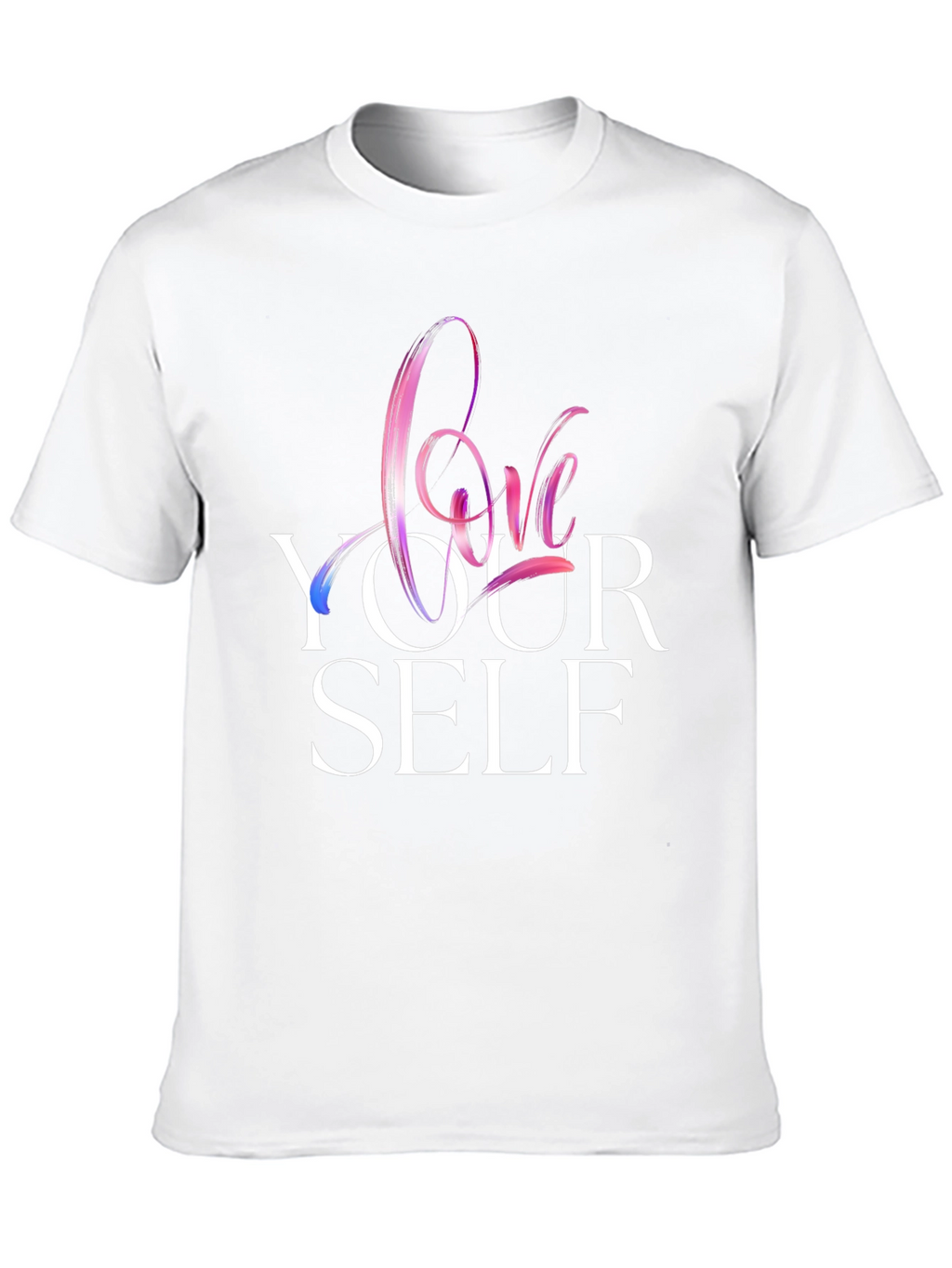 Love Yourself Graphic Tee - Trendy Black T-Shirt