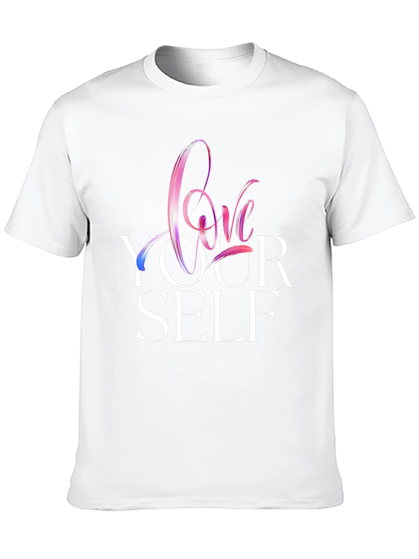 Love Yourself Graphic Tee - Trendy Black T-Shirt