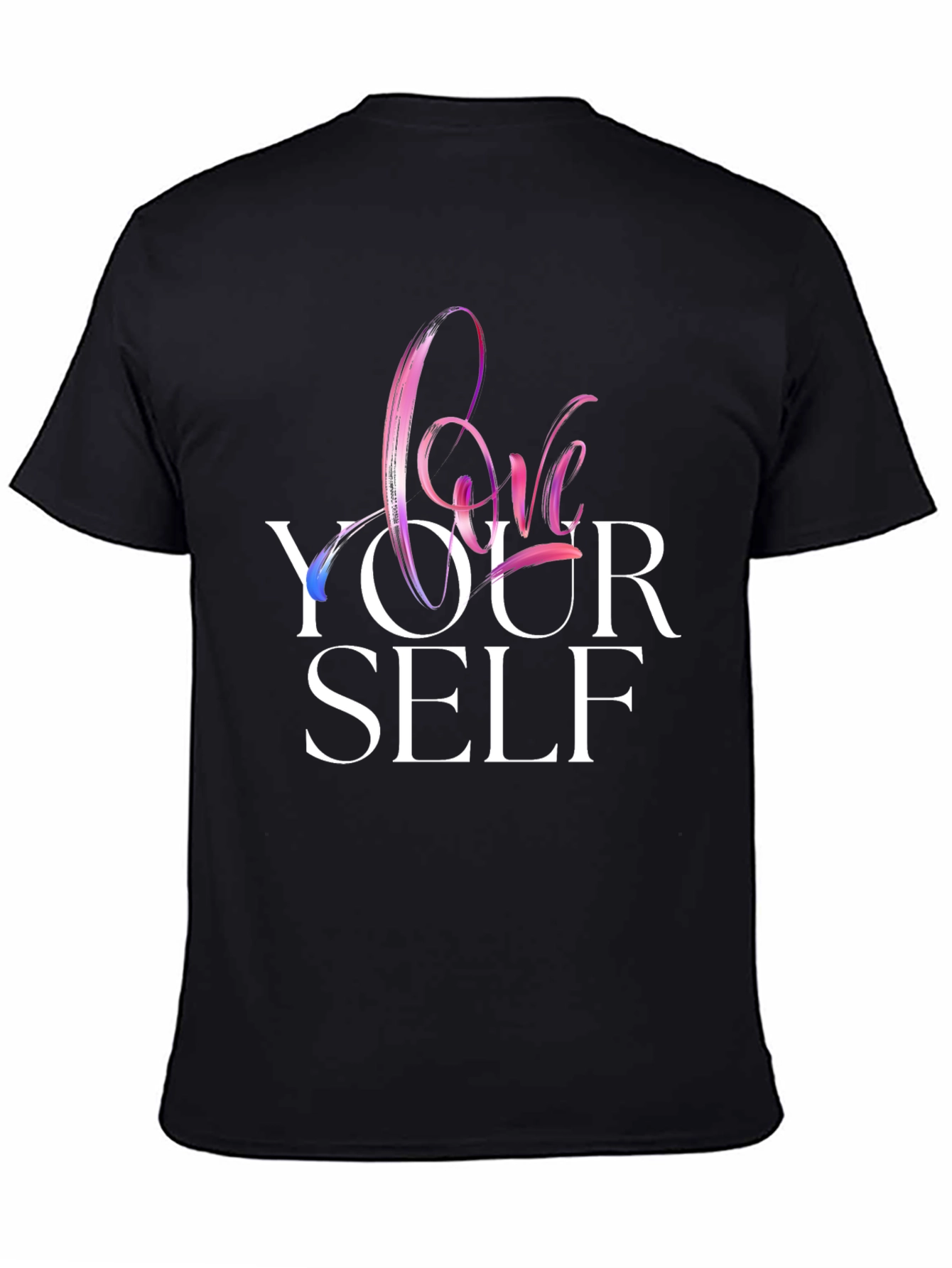 Love Yourself Graphic Tee - Trendy Black T-Shirt