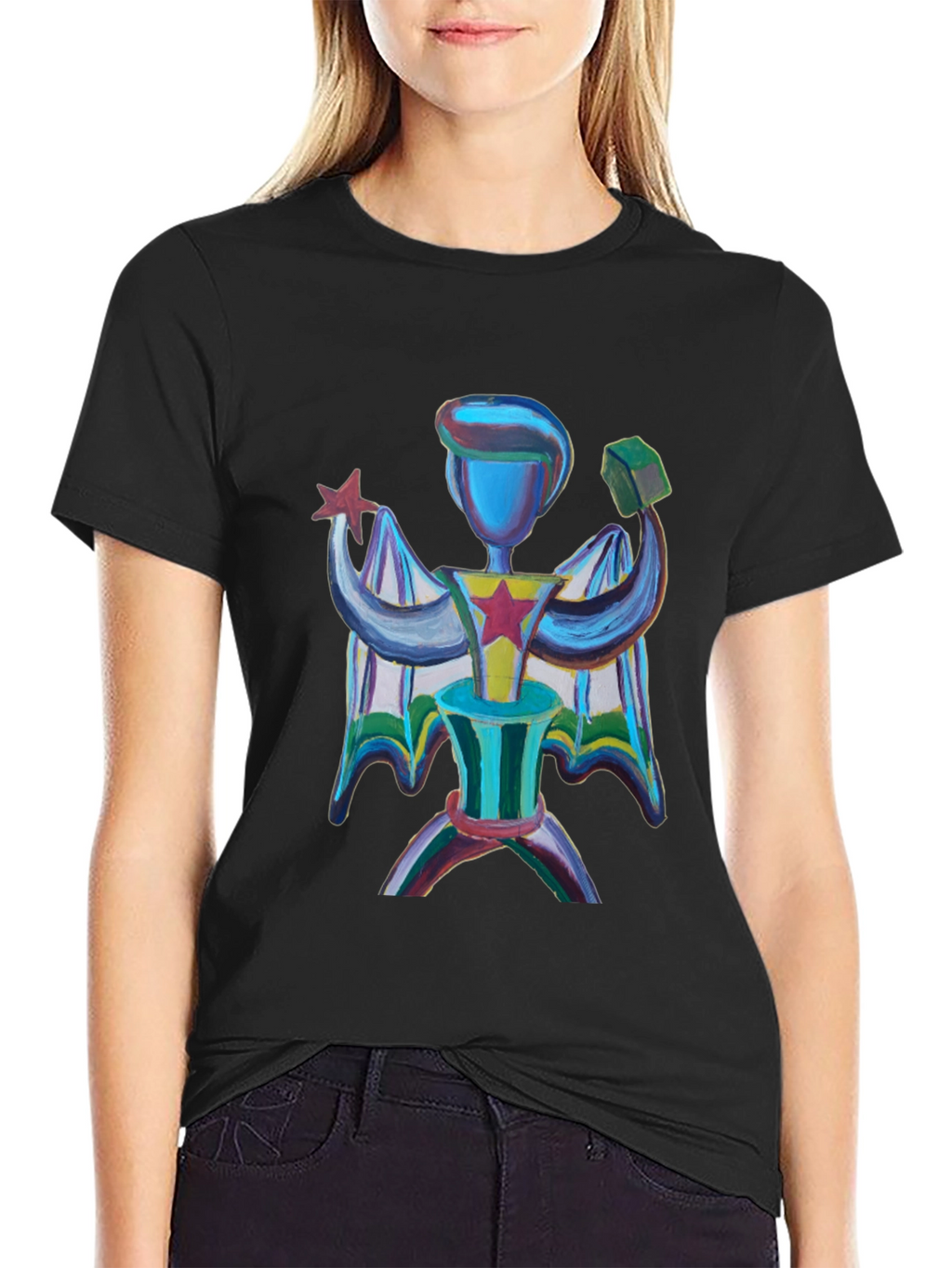Abstract Art Graphic Tee - Unique Design