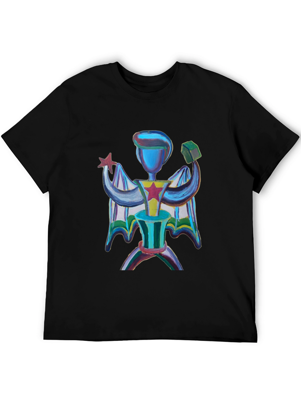 Abstract Art Graphic Tee - Unique Design