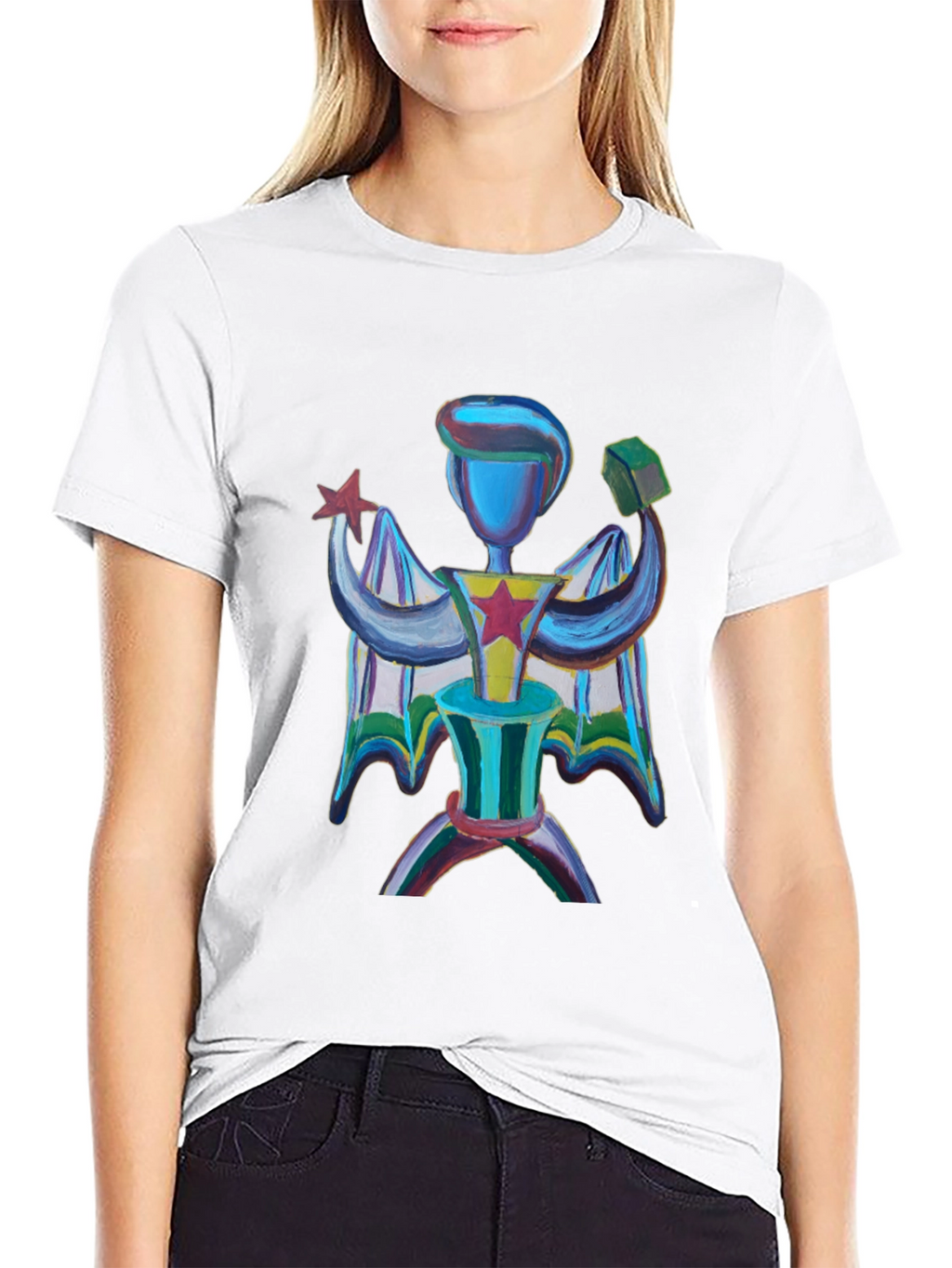 Abstract Art Graphic Tee - Unique Design