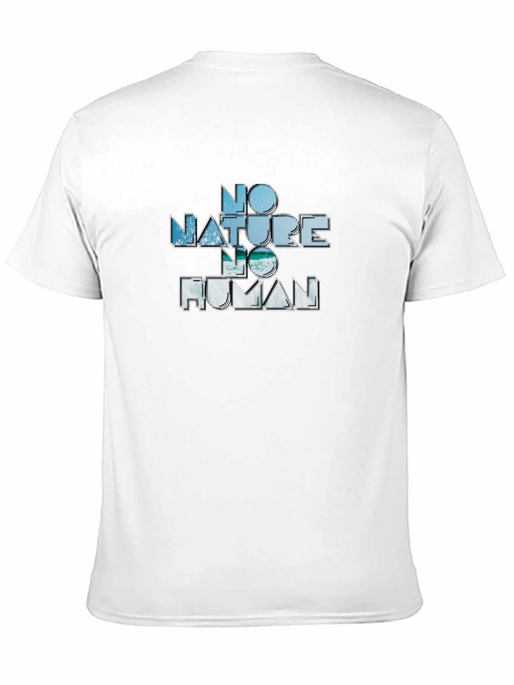 No Nature No Human Graphic Tee - Black