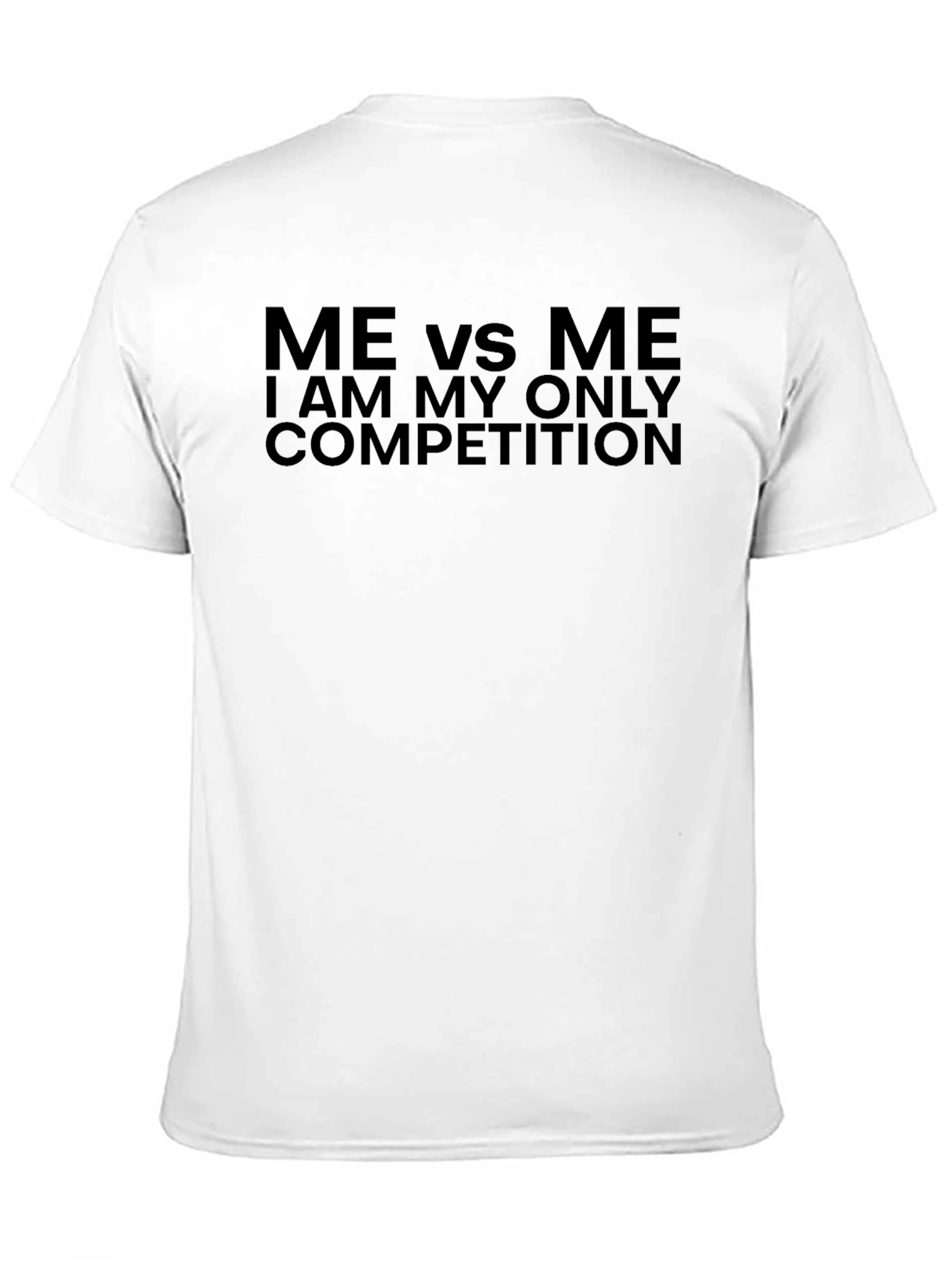 Me Vs Me T-Shirt: Competition Motivation