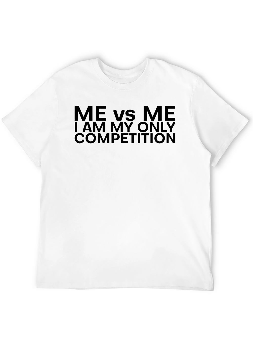 Me Vs Me T-Shirt: Competition Motivation