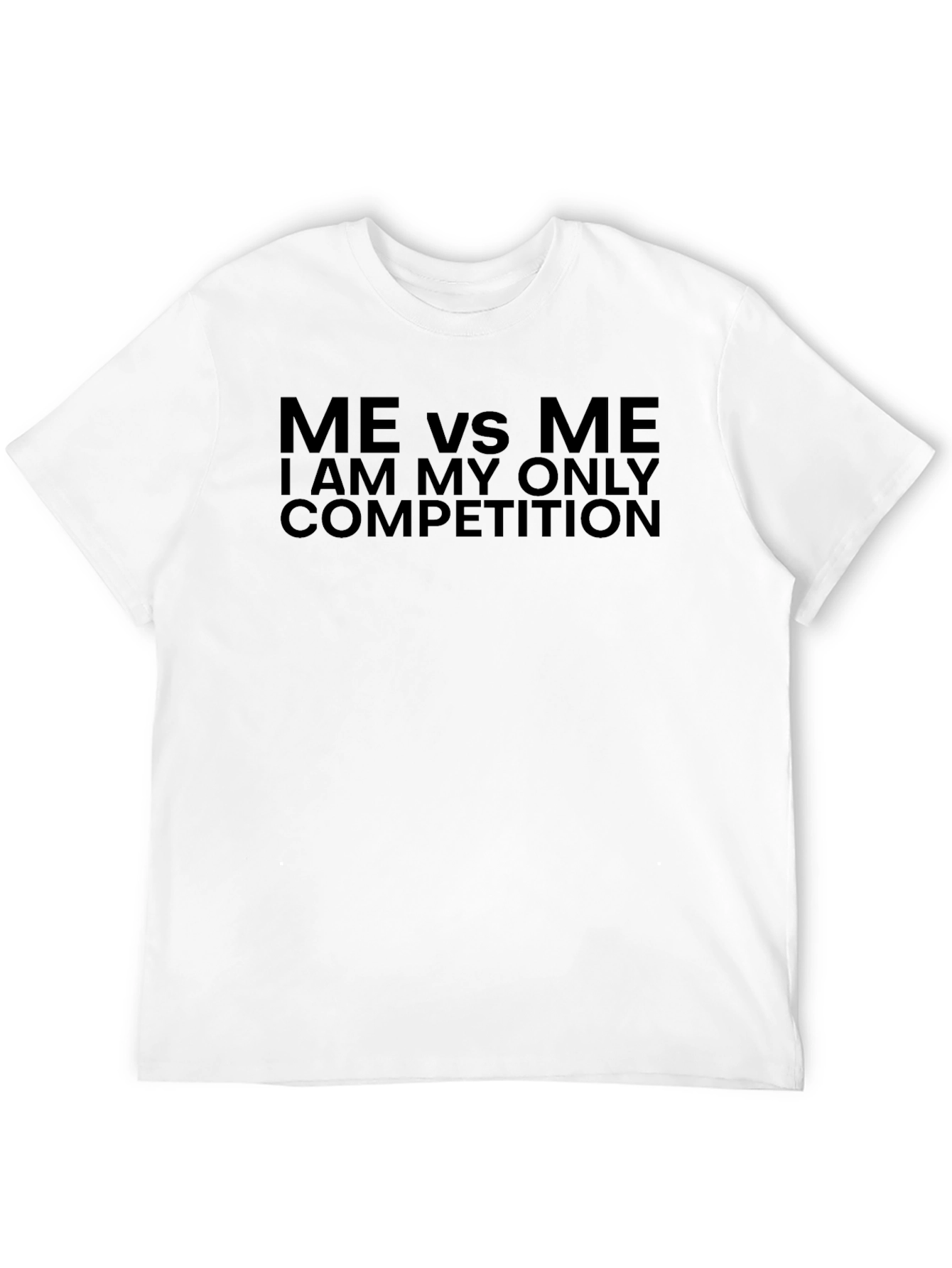Me Vs Me T-Shirt: Competition Motivation