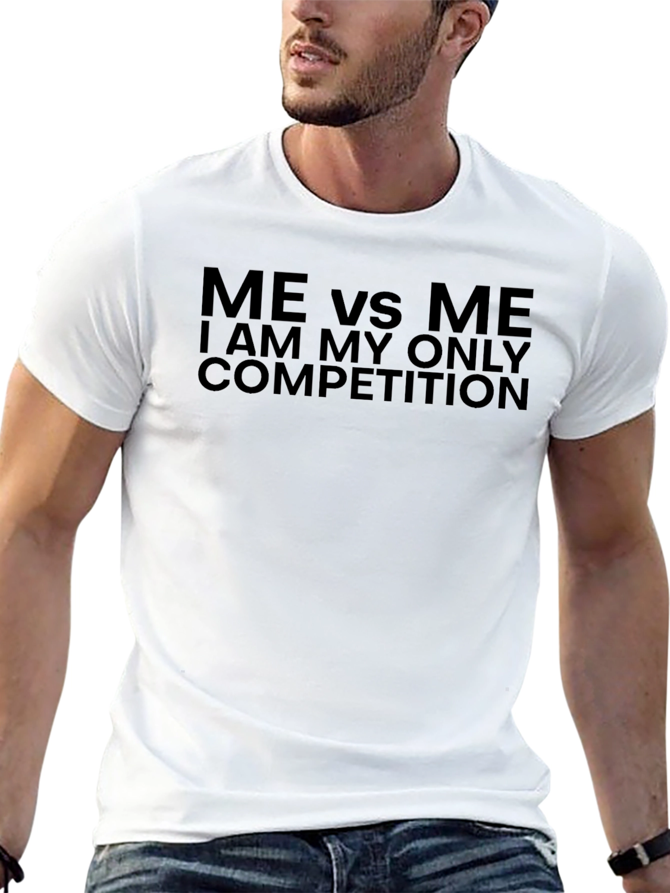 Me Vs Me T-Shirt: Competition Motivation