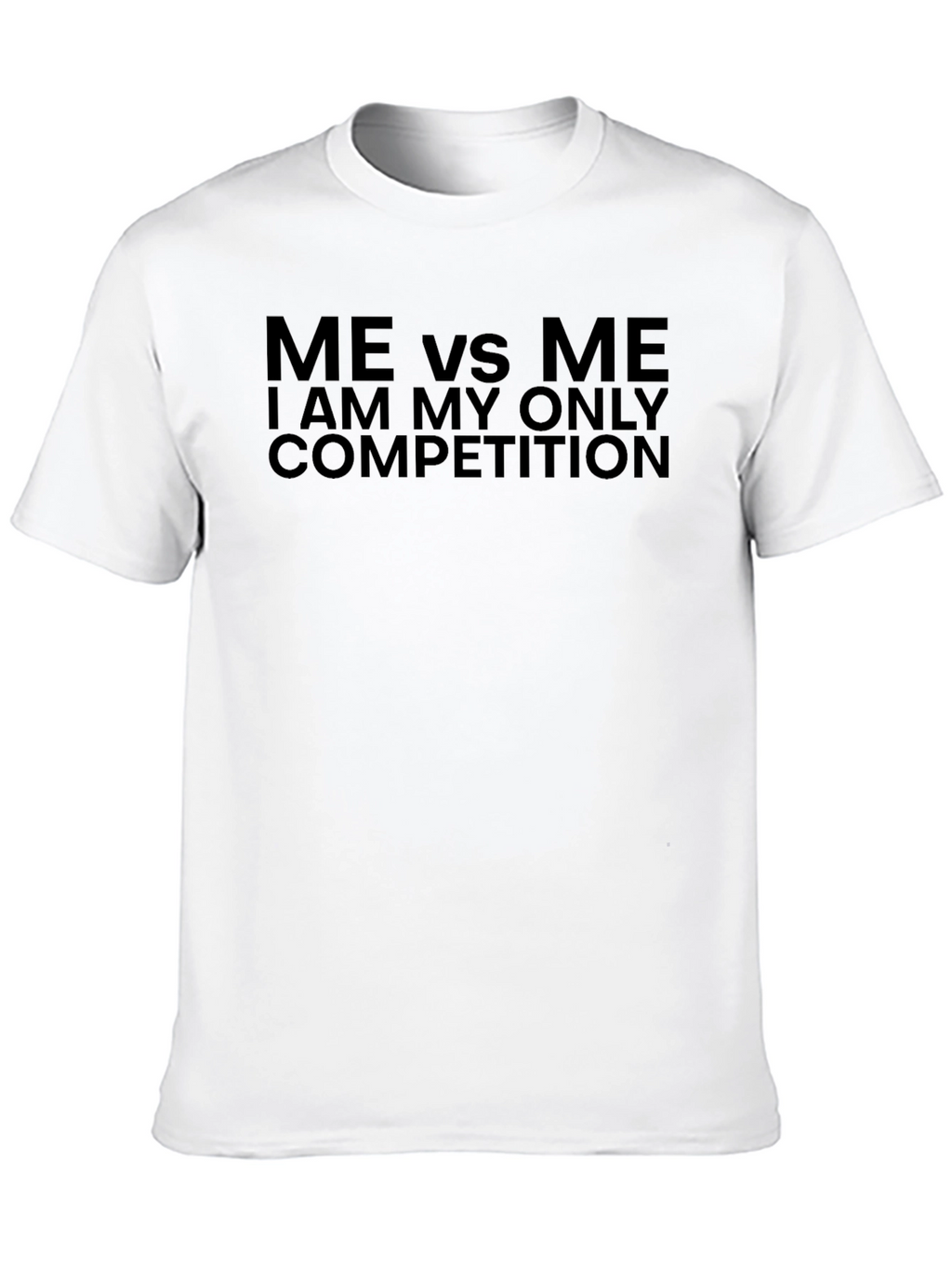 Me Vs Me T-Shirt: Competition Motivation