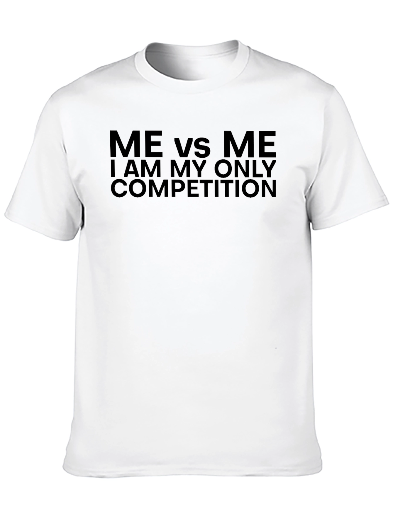 Me Vs Me T-Shirt: Competition Motivation