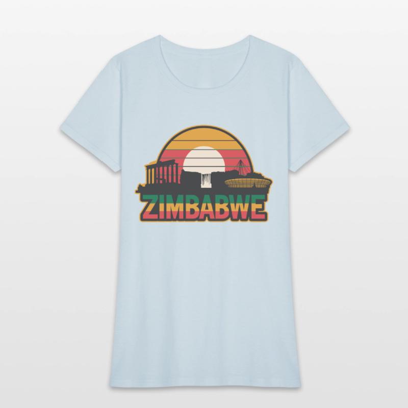 Zimbabwe Heritage Sunset Landscape with Victoria