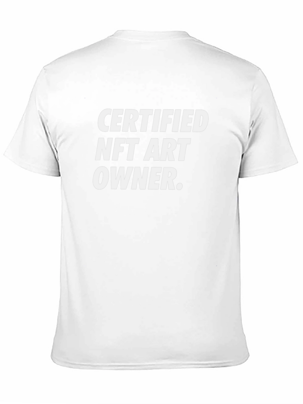 Certified NFT Art Owner Graphic Tee