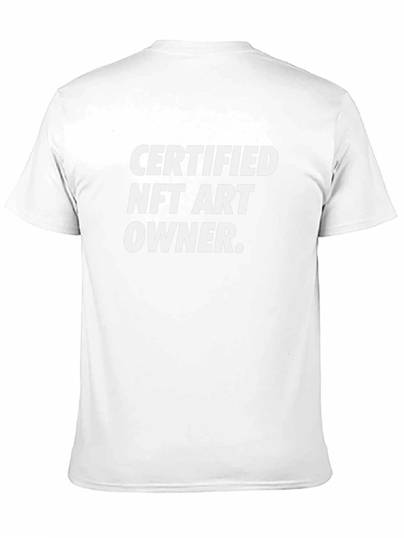 Certified NFT Art Owner Graphic Tee