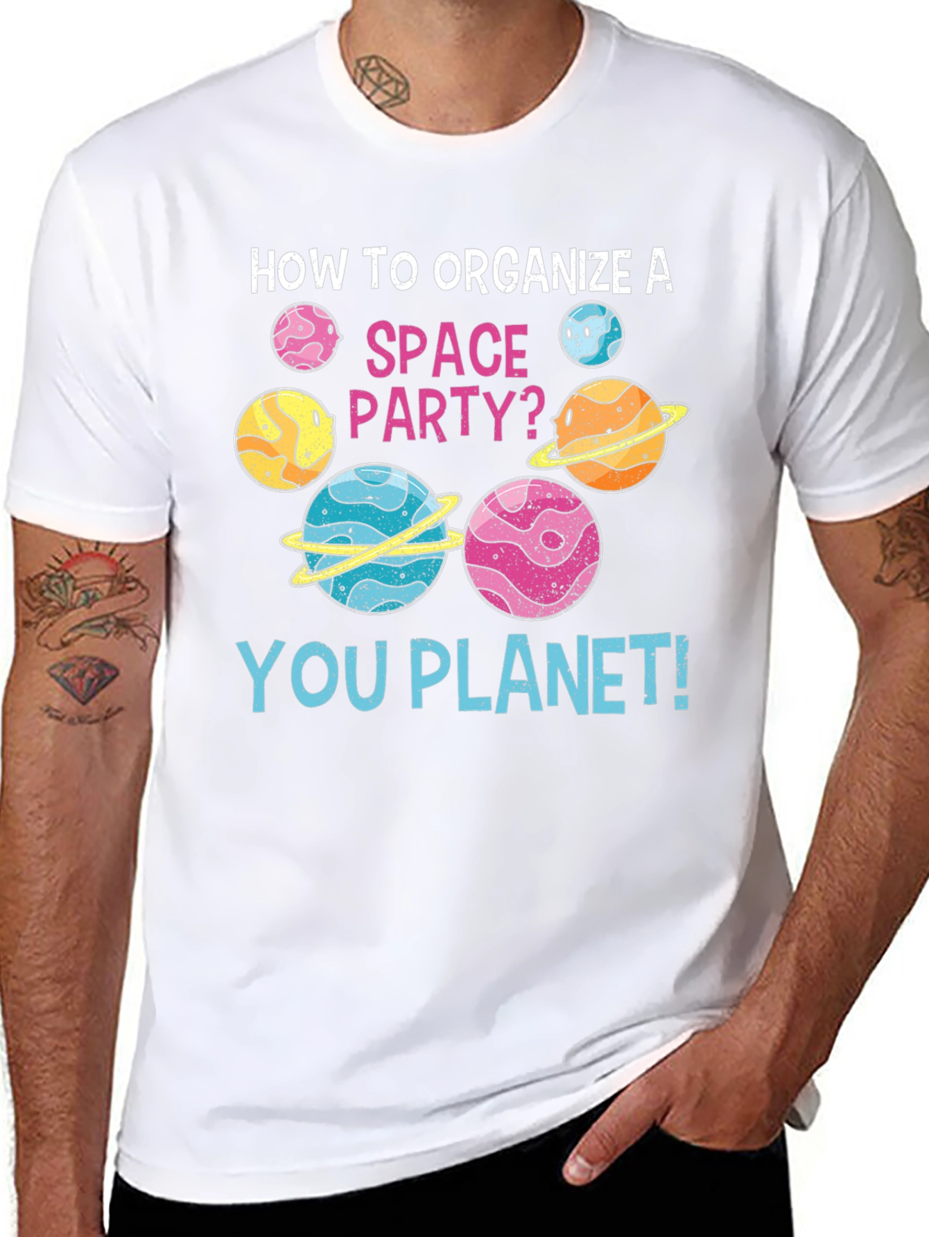 How to Organize a Space Party? T-Shirt