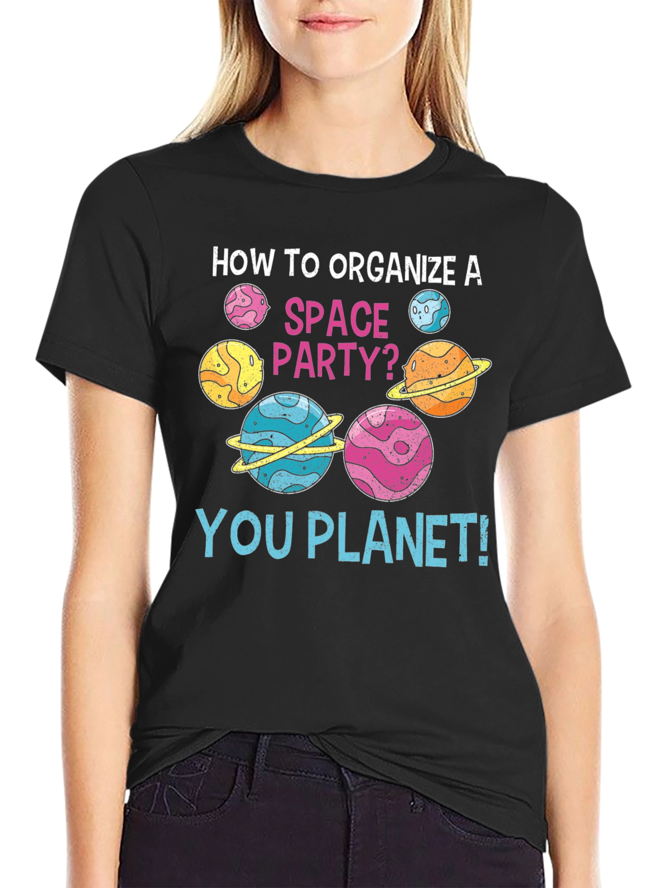 How to Organize a Space Party? T-Shirt