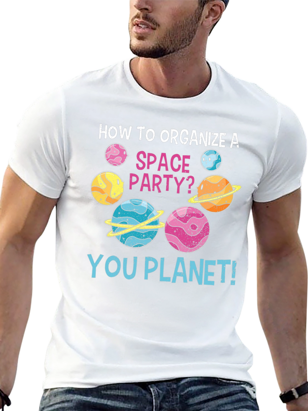 How to Organize a Space Party? T-Shirt