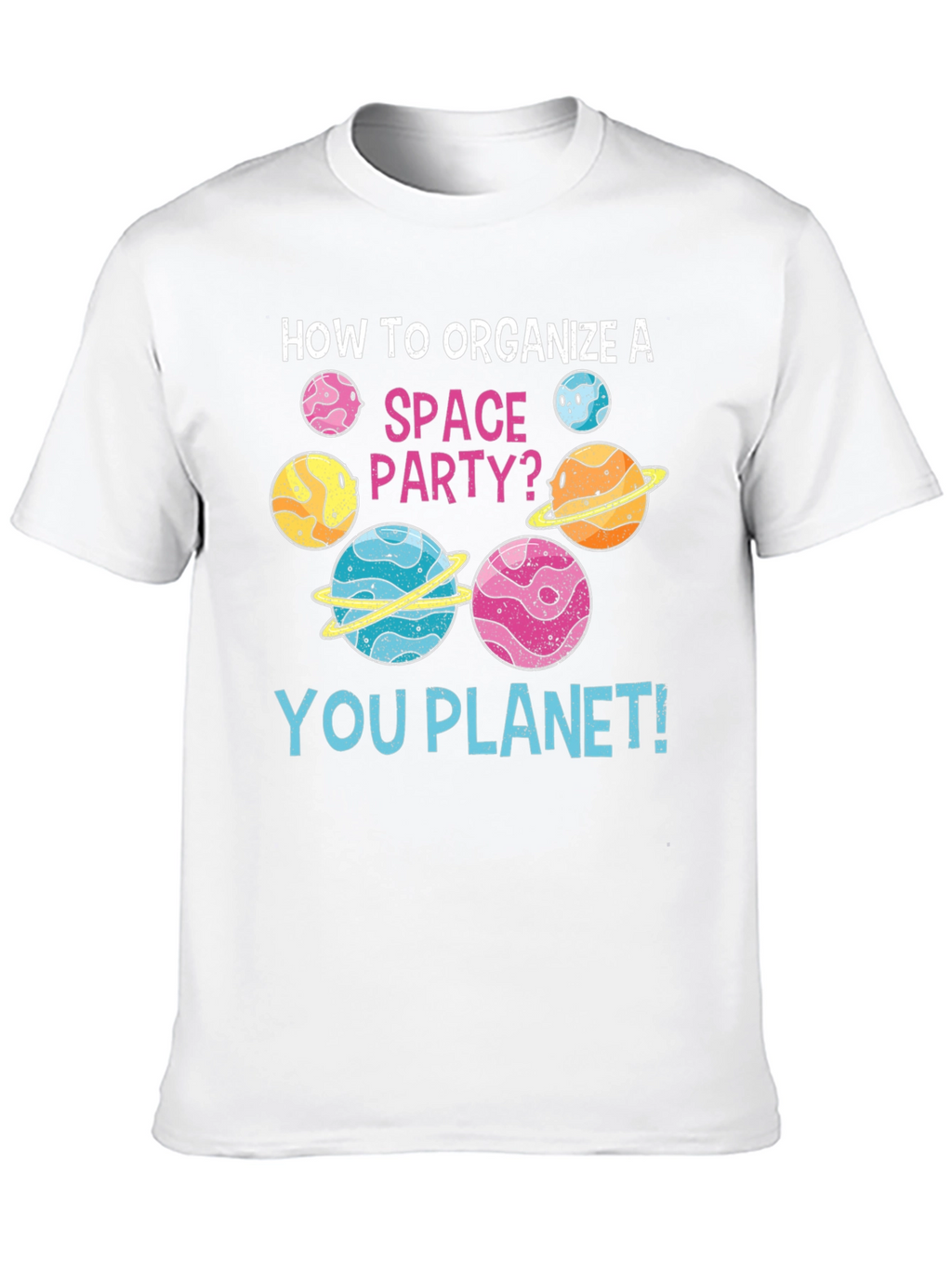 How to Organize a Space Party? T-Shirt