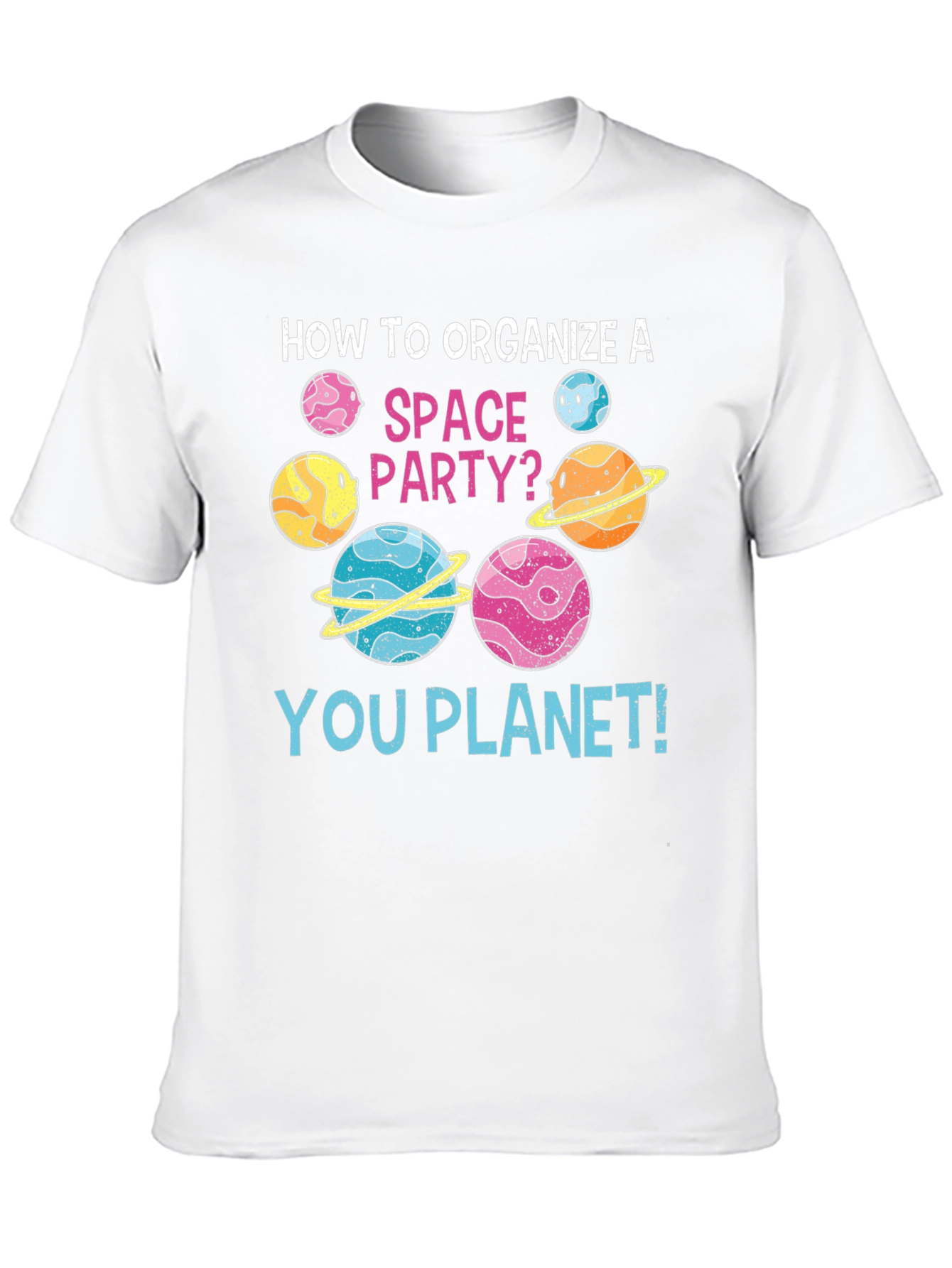 How to Organize a Space Party? T-Shirt