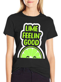 Lime Feelin Good Graphic T-Shirt