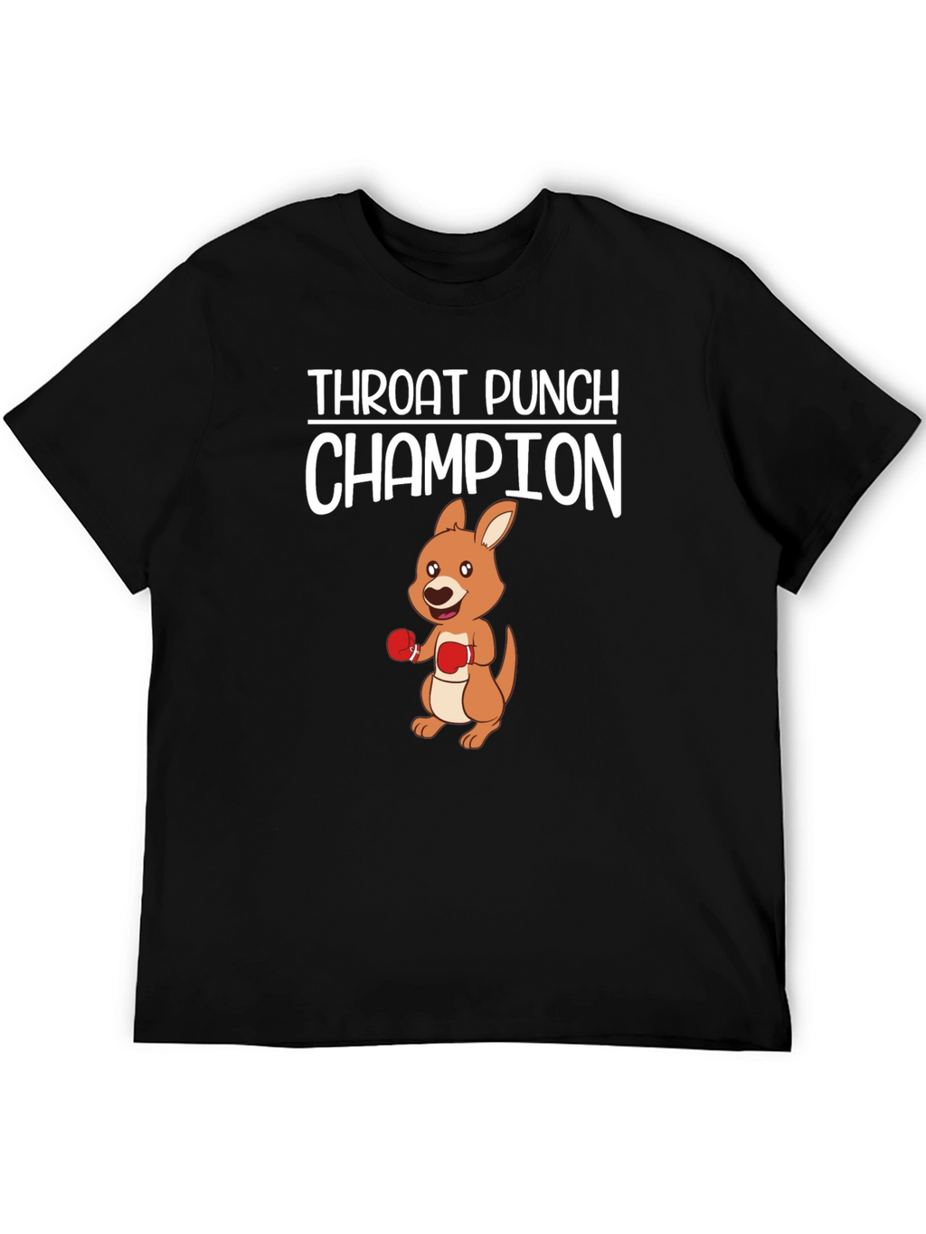Throat Punch Champion Kangaroo Graphic Tee