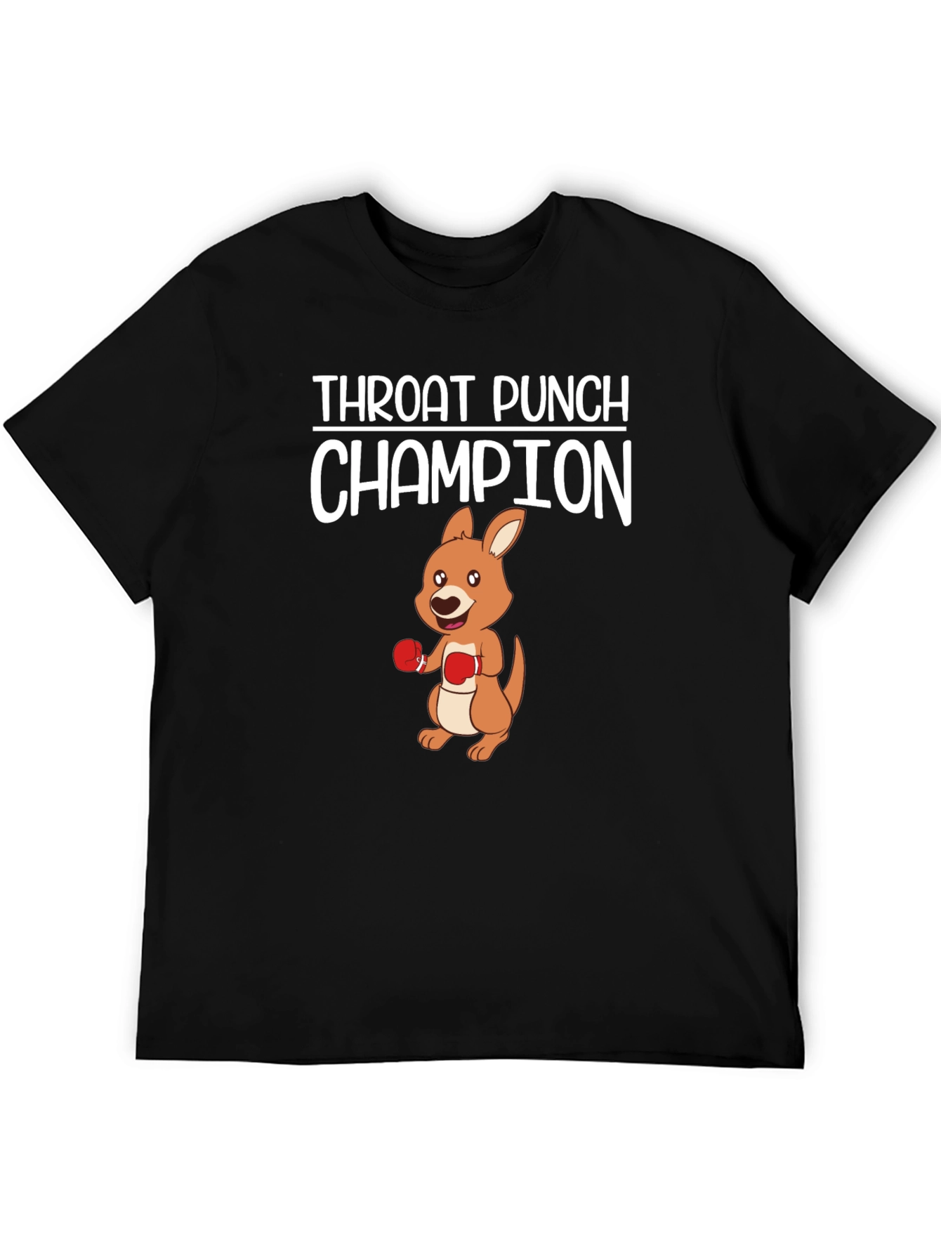 Throat Punch Champion Kangaroo Graphic Tee