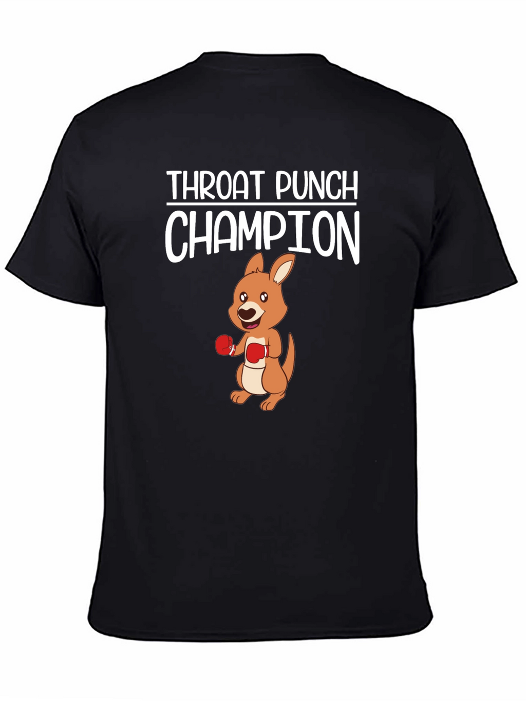 Throat Punch Champion Kangaroo Graphic Tee