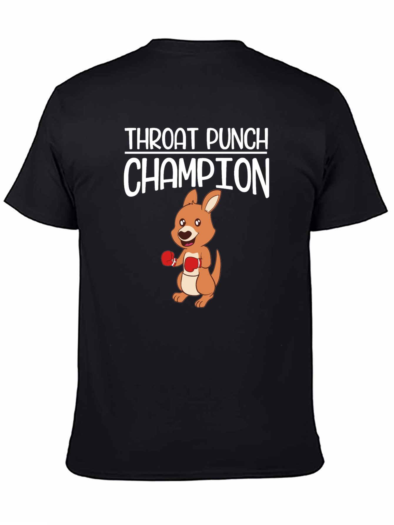 Throat Punch Champion Kangaroo Graphic Tee