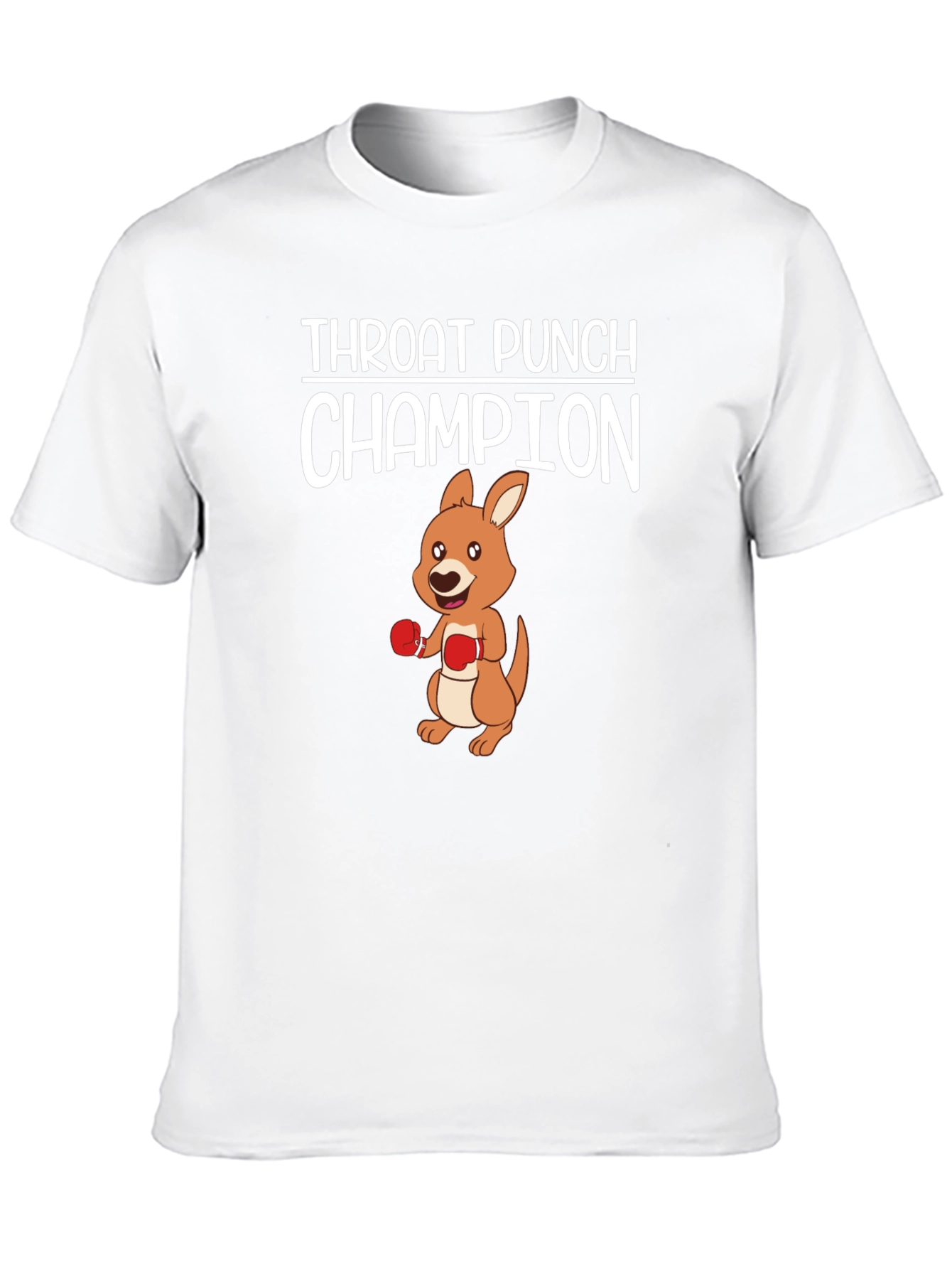 Throat Punch Champion Kangaroo Graphic Tee