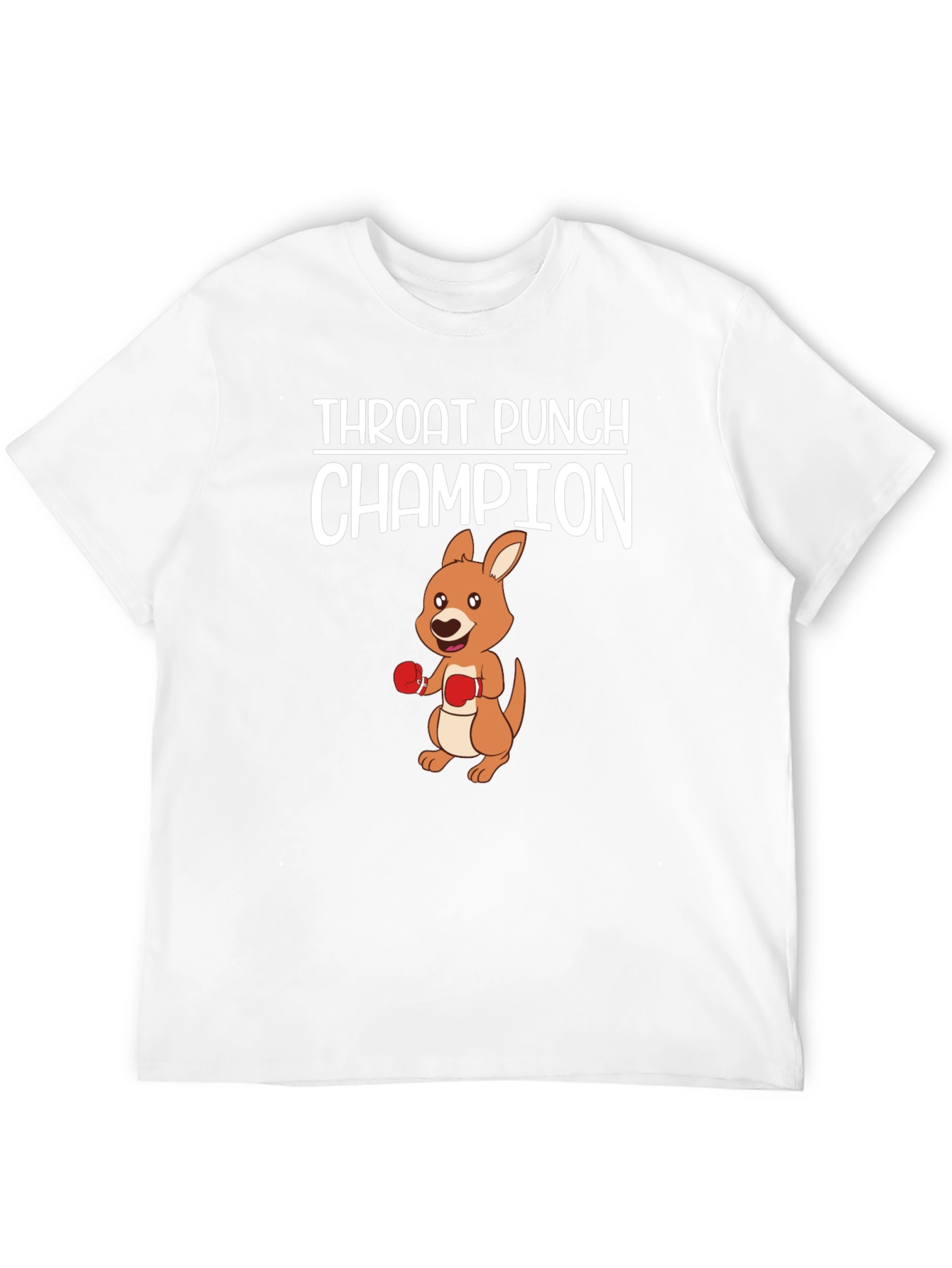 Throat Punch Champion Kangaroo Graphic Tee