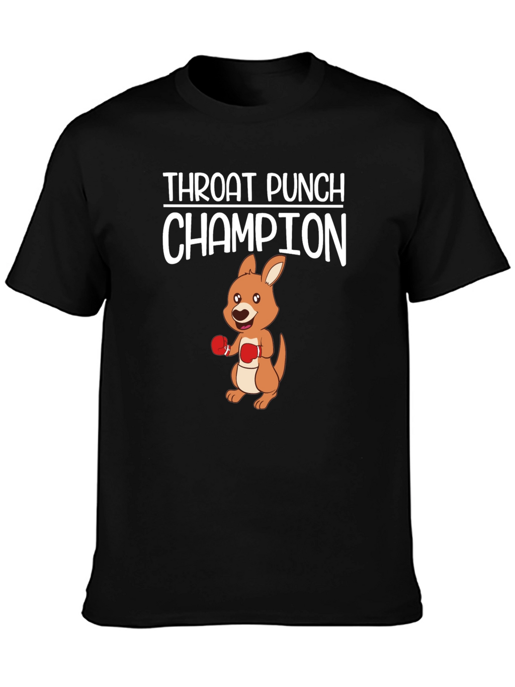 Throat Punch Champion Kangaroo Graphic Tee