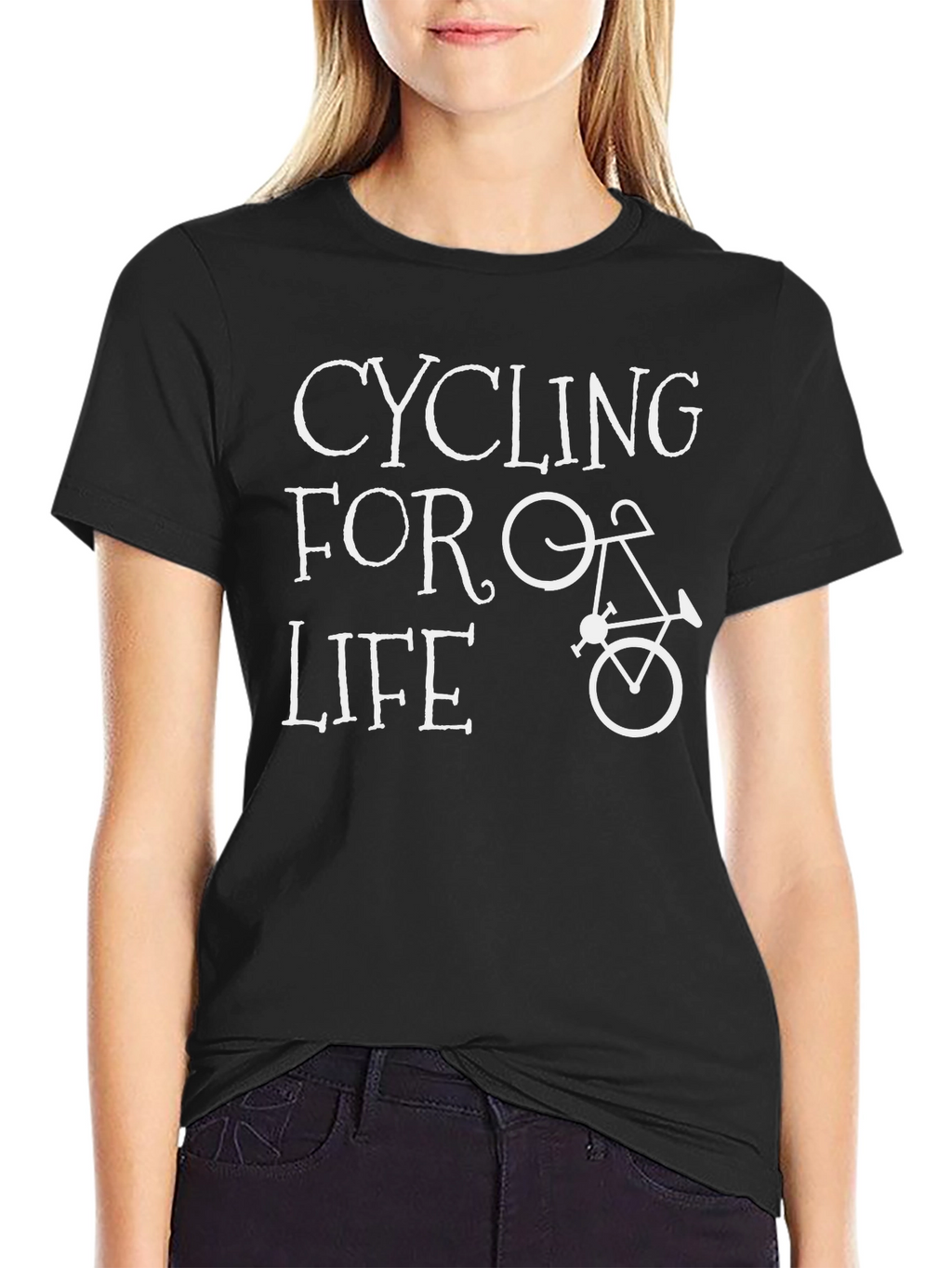 Cycling For Life Graphic T-Shirt