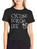 Cycling For Life Graphic T-Shirt