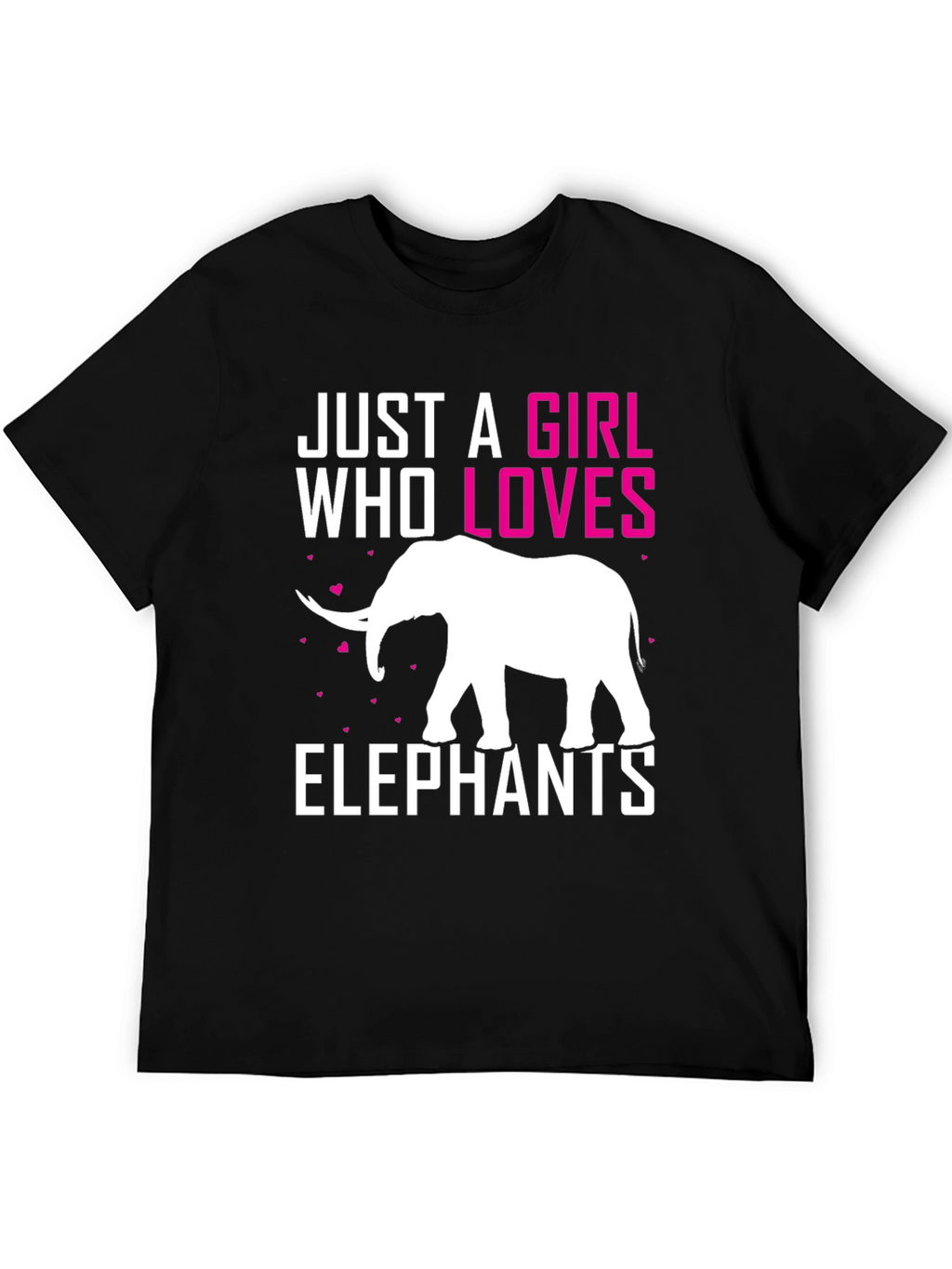 Just a Girl Who Loves Elephants T-Shirt